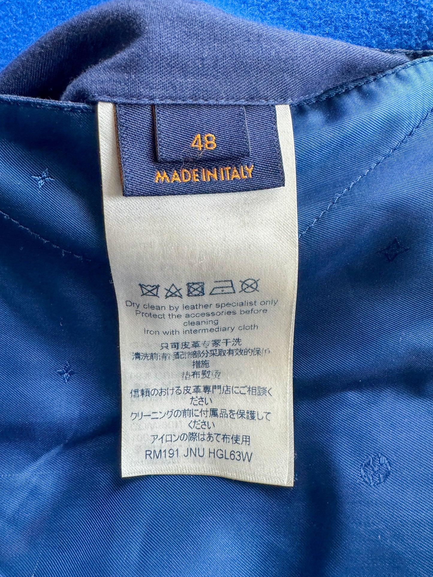 Louis Vuitton Blue Wizard Of Oz Varsity Jacket