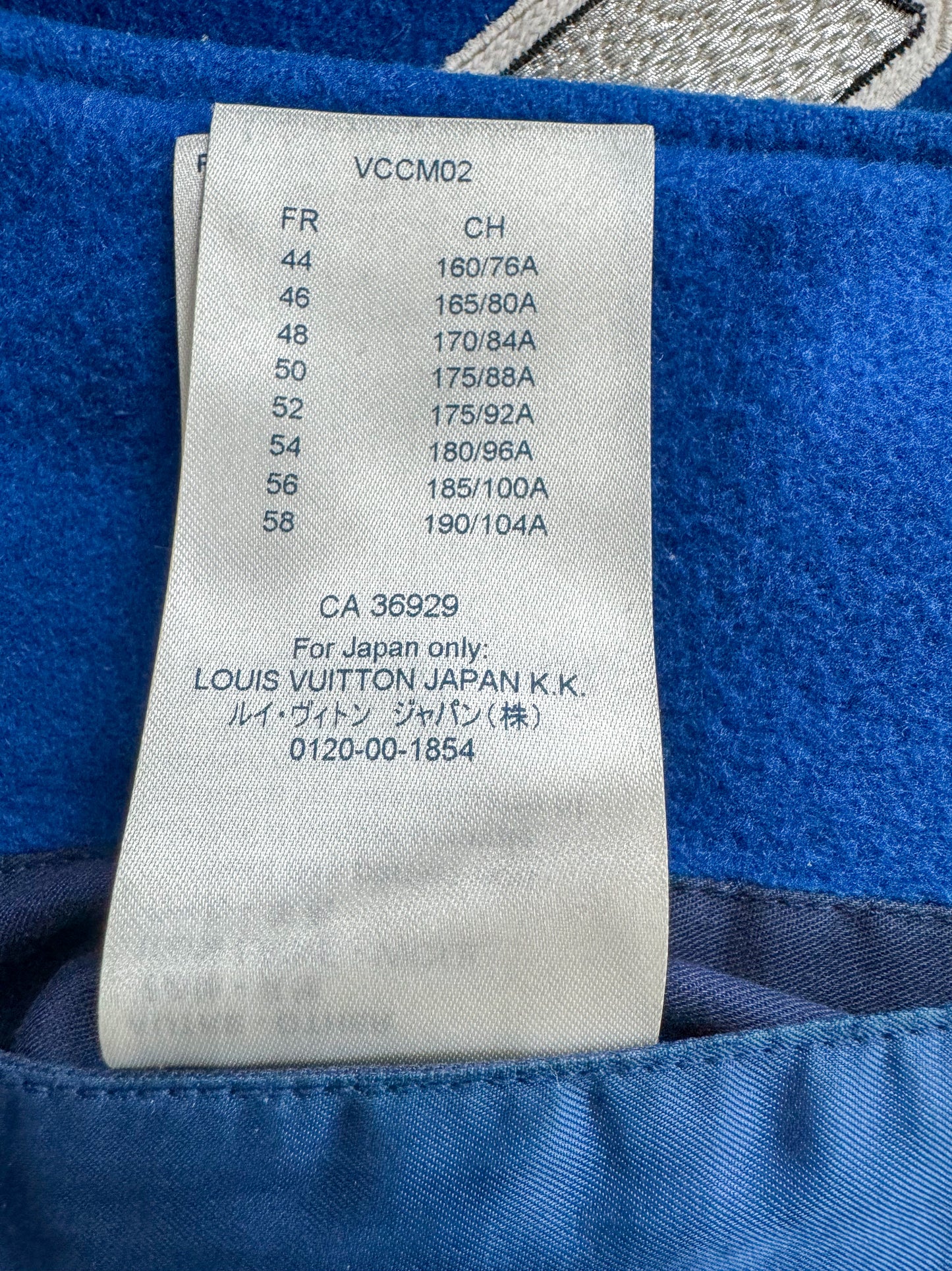 Louis Vuitton Blue Wizard Of Oz Varsity Jacket