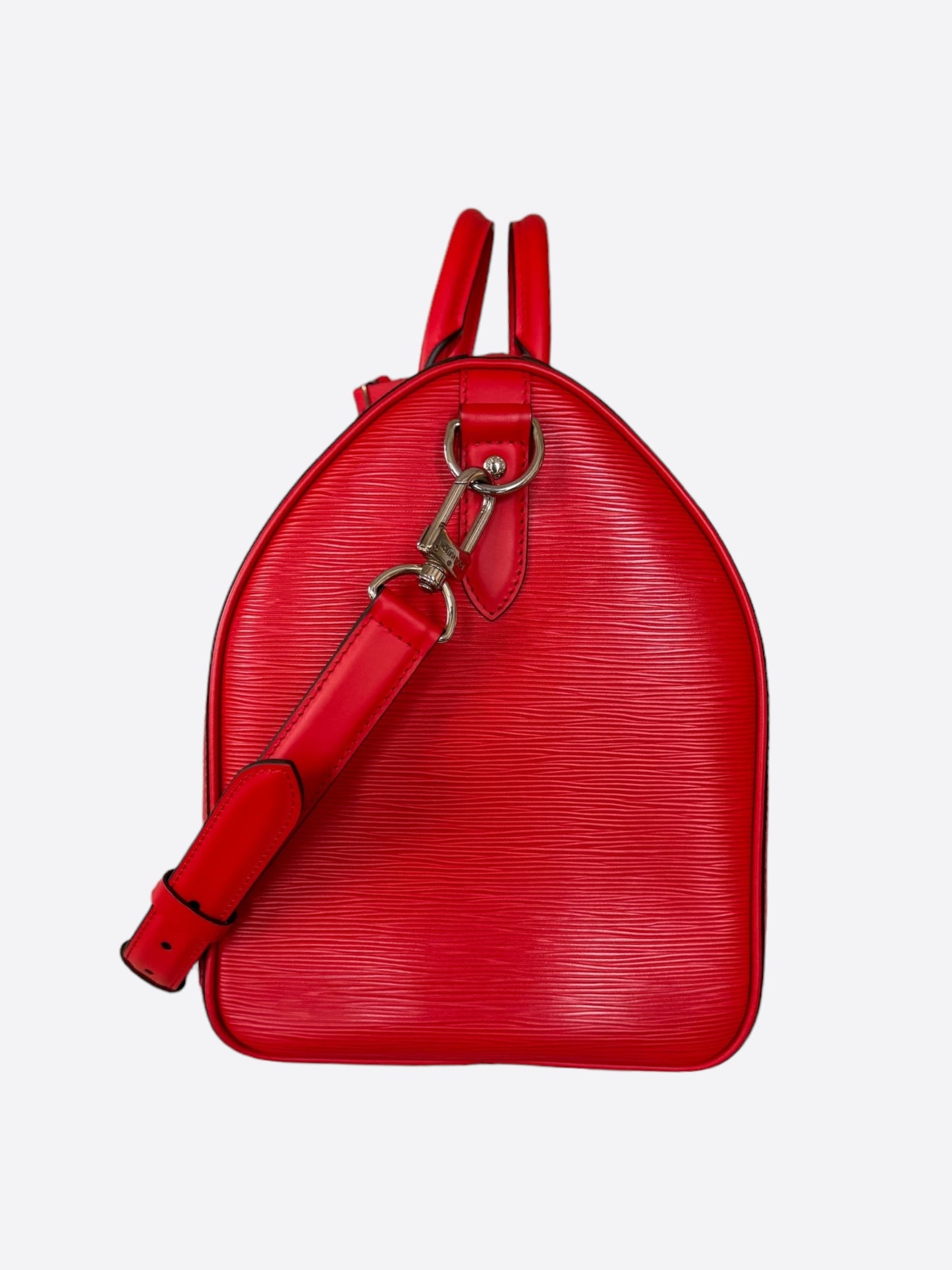 Louis Vuitton Supreme Red EPI Keepall 45