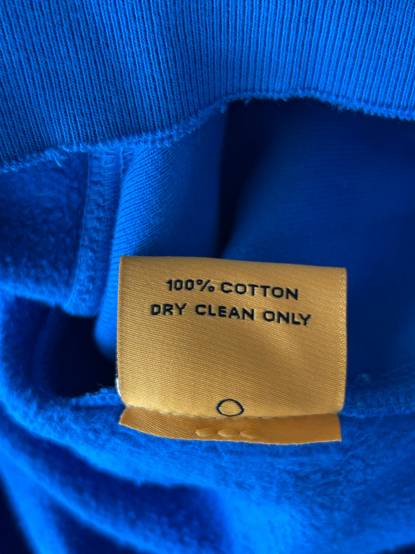 Gallery Dept Blue & Yellow Logo Hoodie
