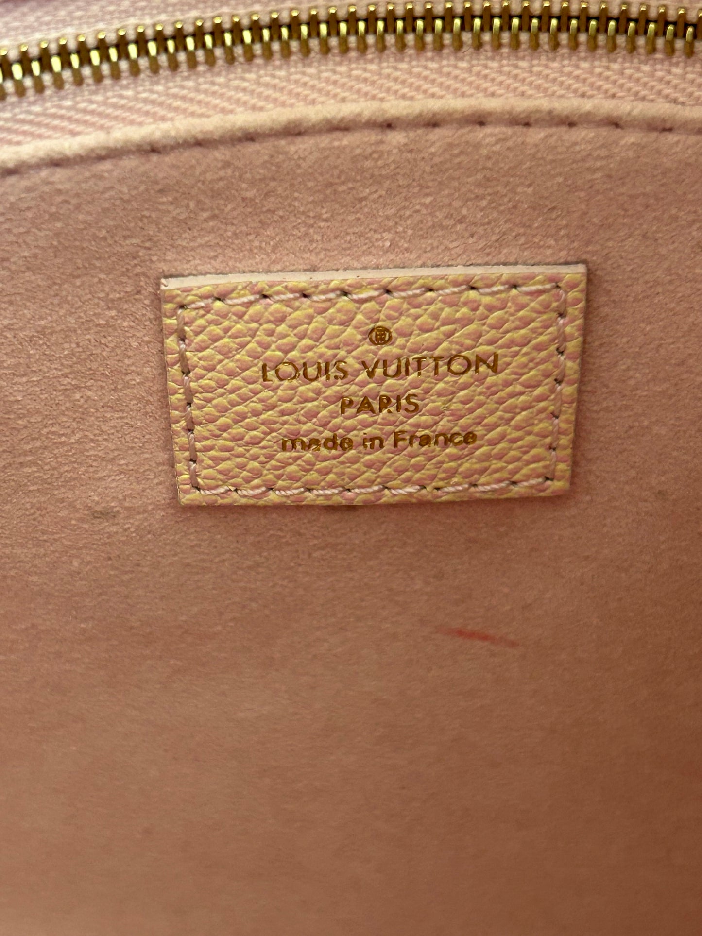 Louis Vuitton Beige, Pink & Yellow Stardust Empreinte Monogram OnTheGo PM