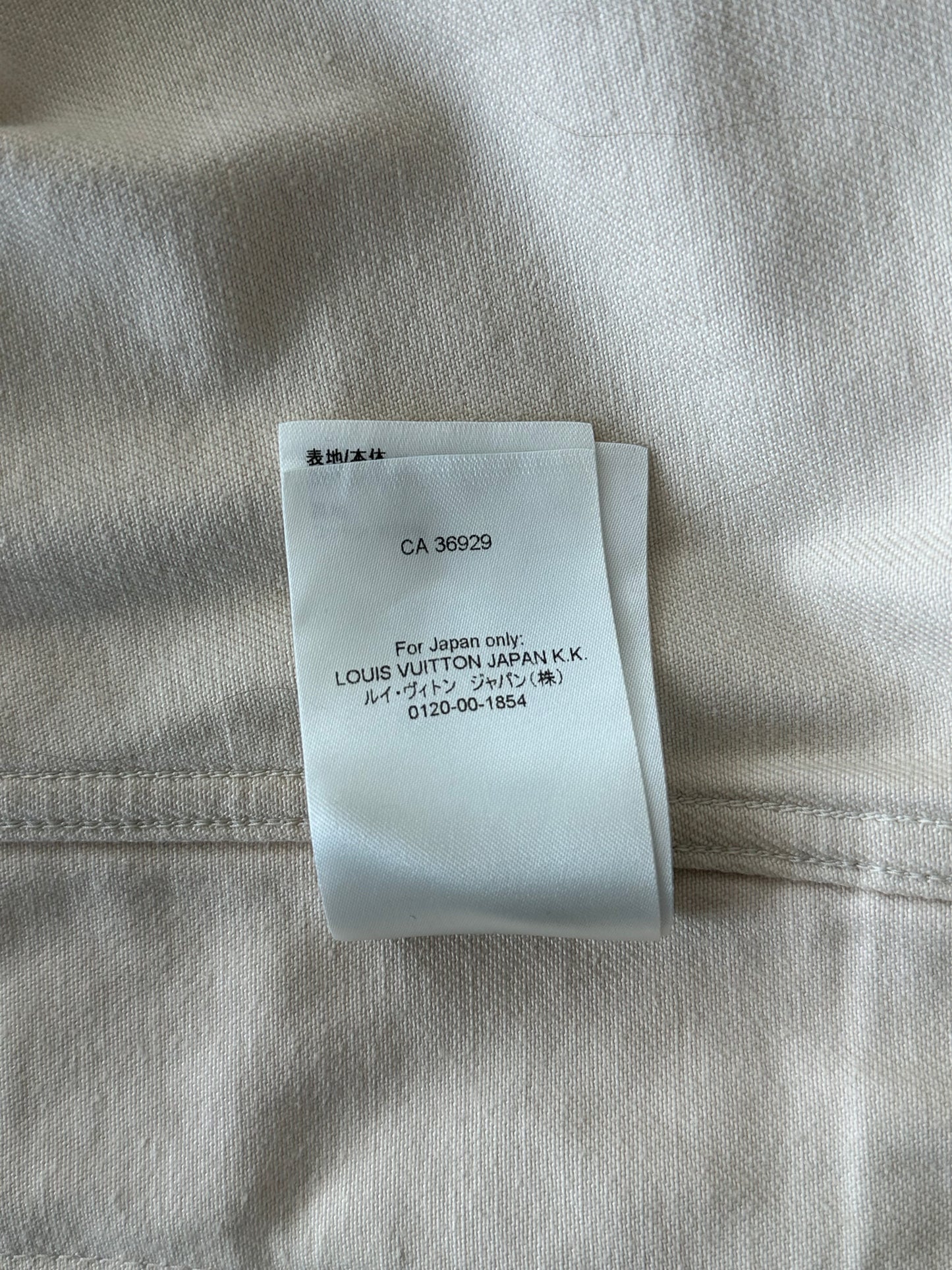 Louis Vuitton Beige Monogram Workwear Shirt