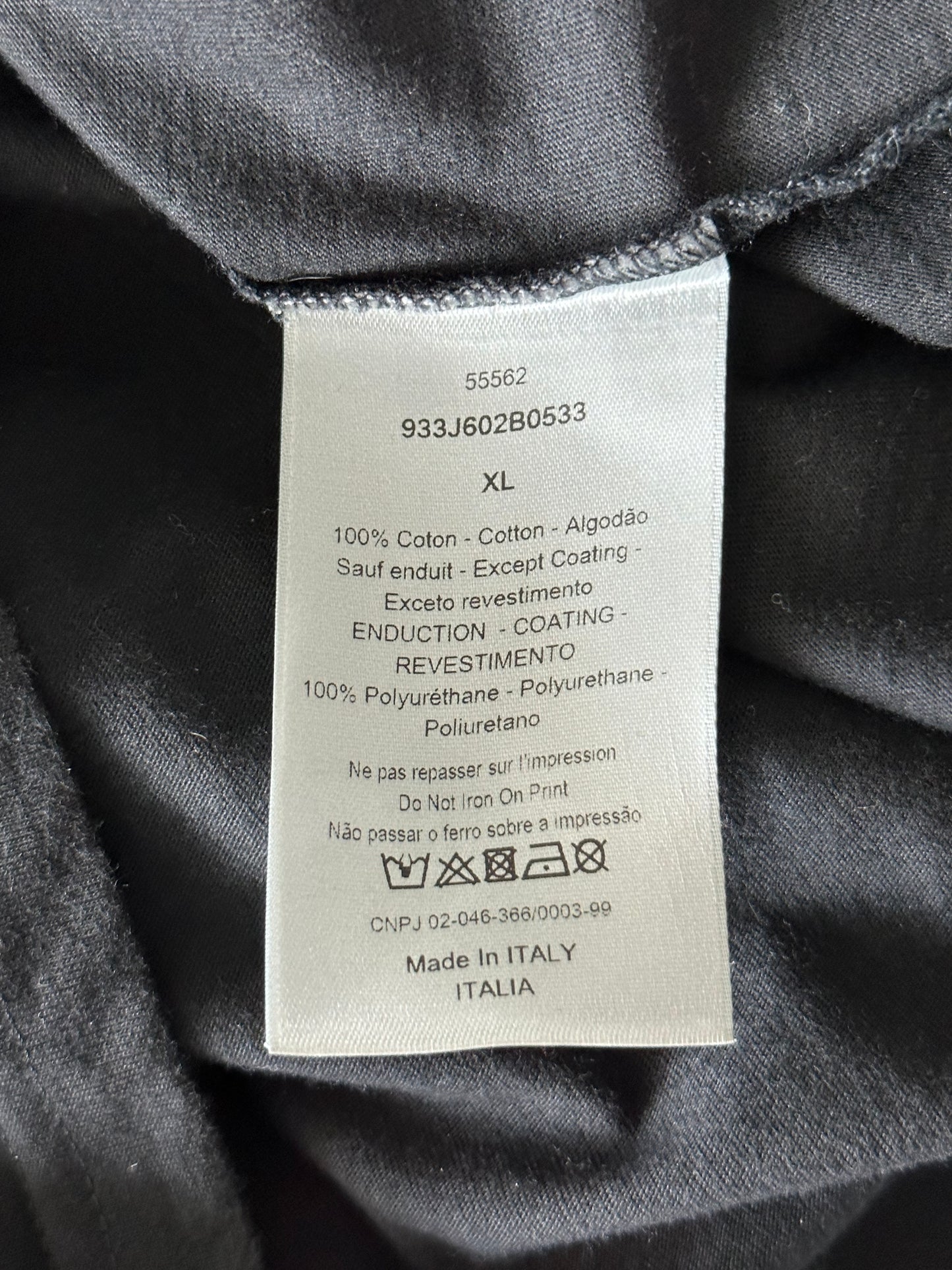 Dior Sorayama Black Dinosaur Logo T-Shirt