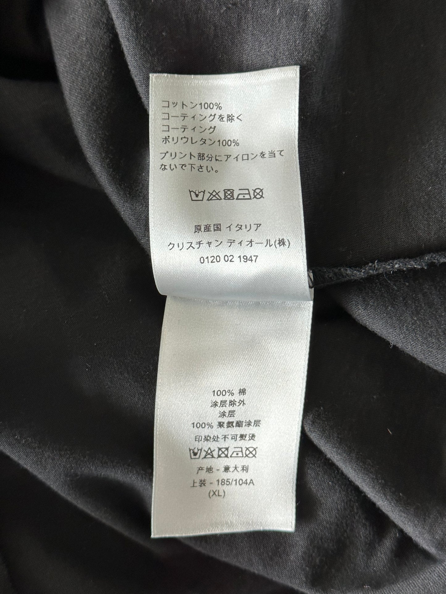 Dior Sorayama Black Dinosaur Logo T-Shirt