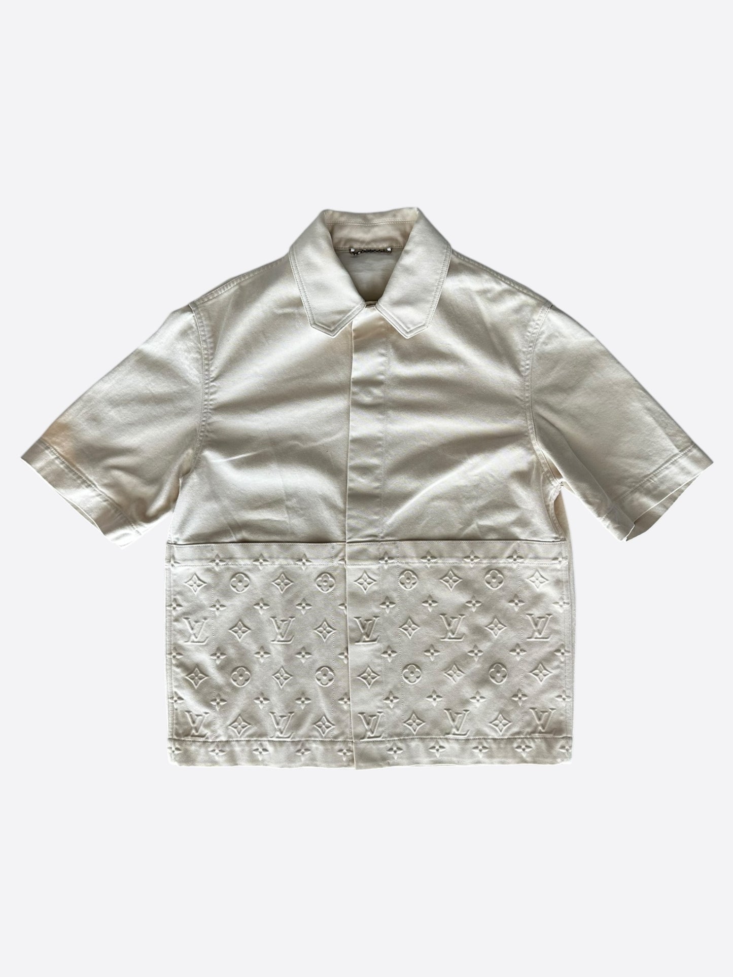 Louis Vuitton Beige Monogram Workwear Shirt