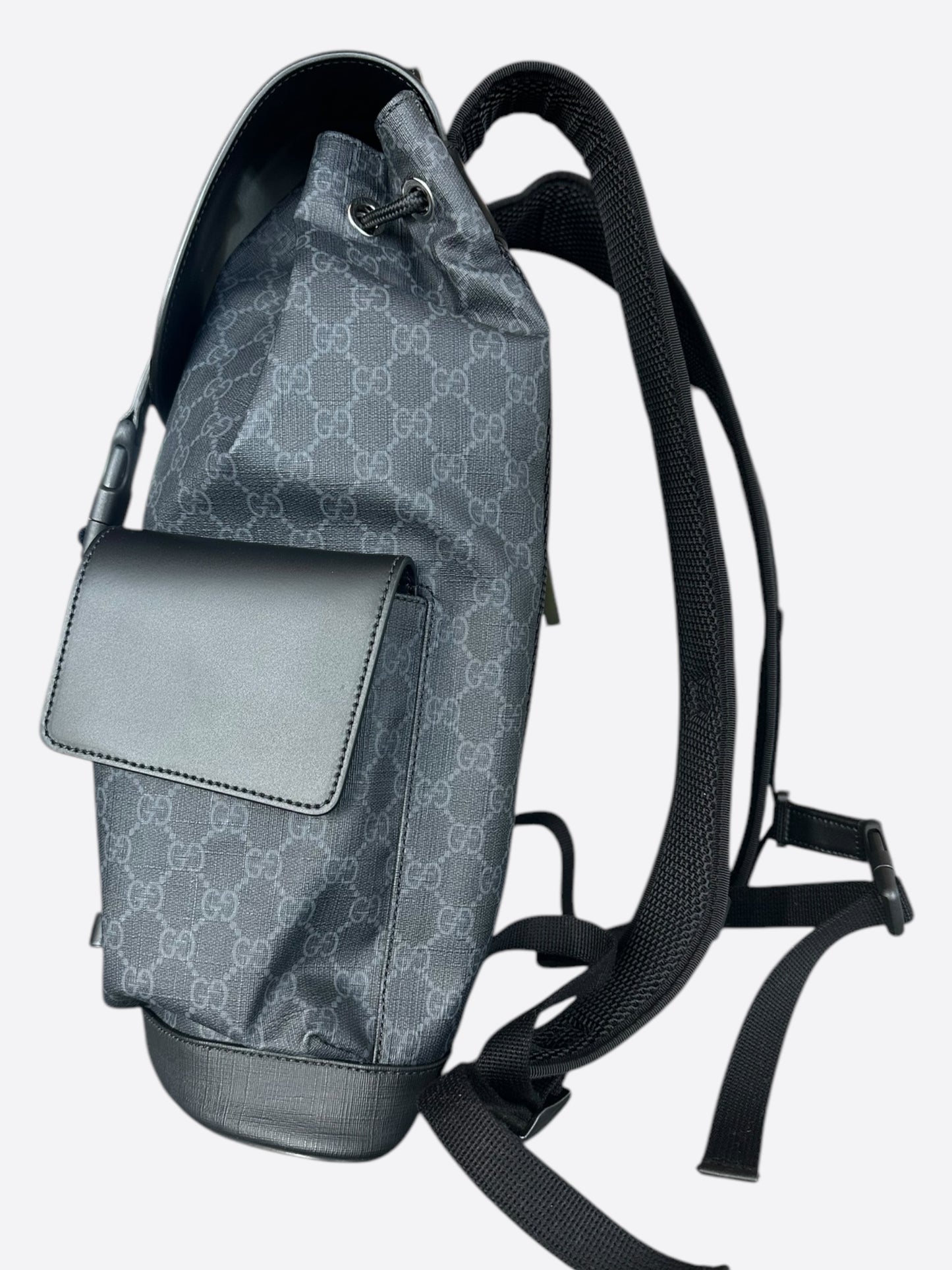 Gucci Black Supreme GG Monogram Backpack