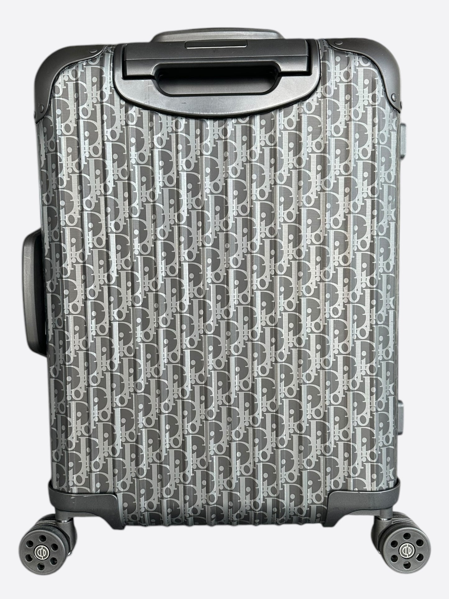 Dior Rimowa Black Oblique Carry-On Luggage