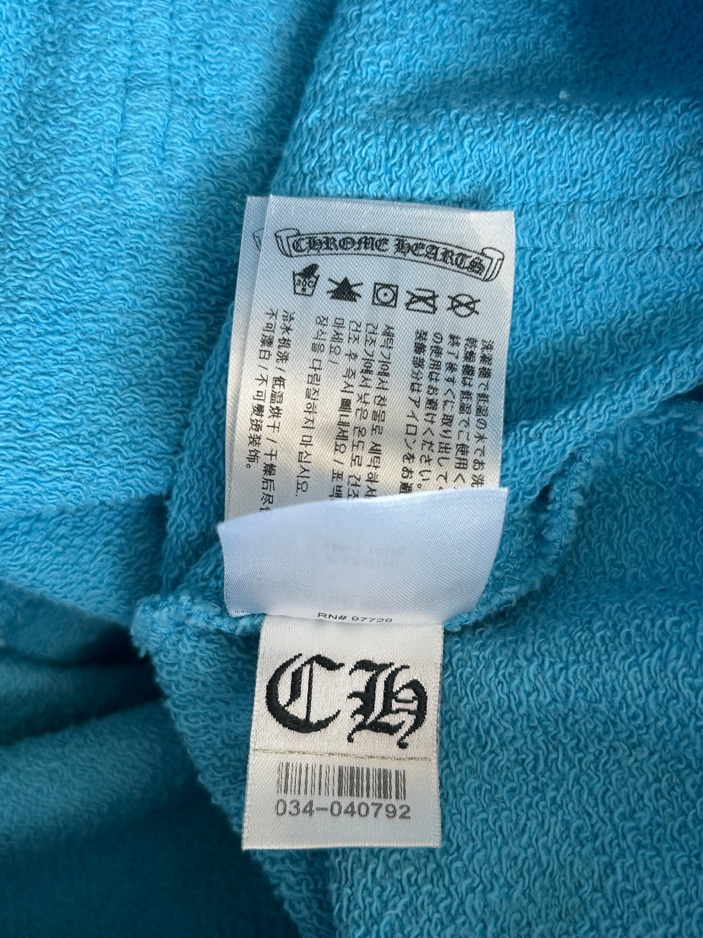 Chrome Hearts Matty Boy Blue Brand New Cargo Shorts