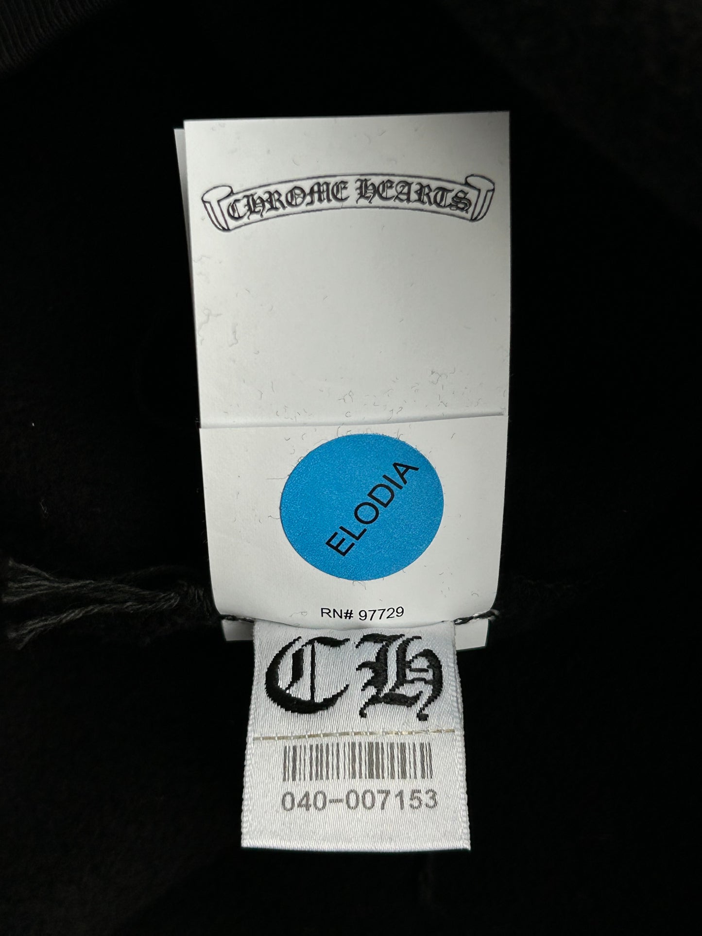 Chrome Hearts Black Cross Patch Sweater