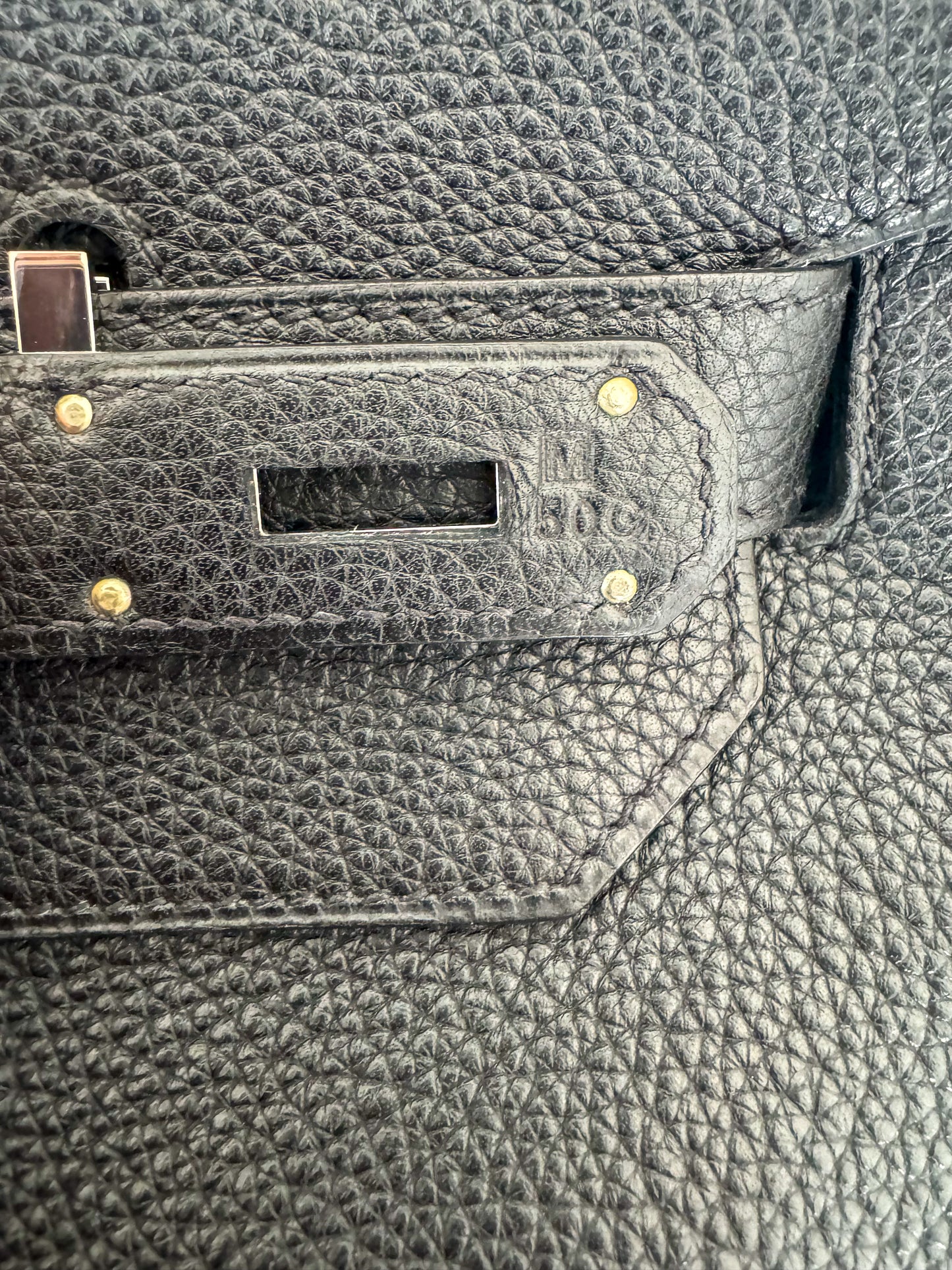 Hermes Black Epsom Birkin 50