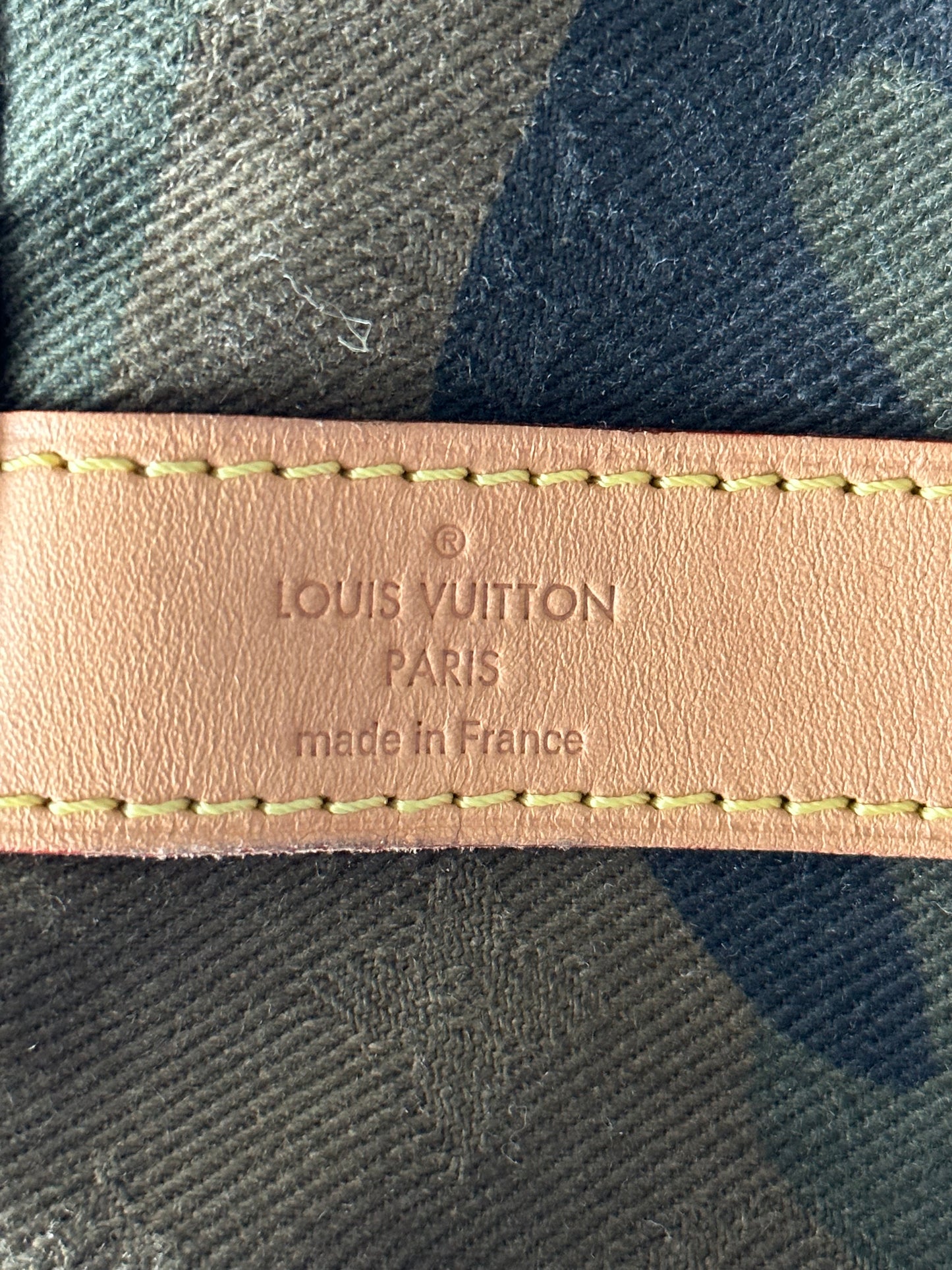 Louis Vuitton Supreme Camouflage Monogram Keepall 45