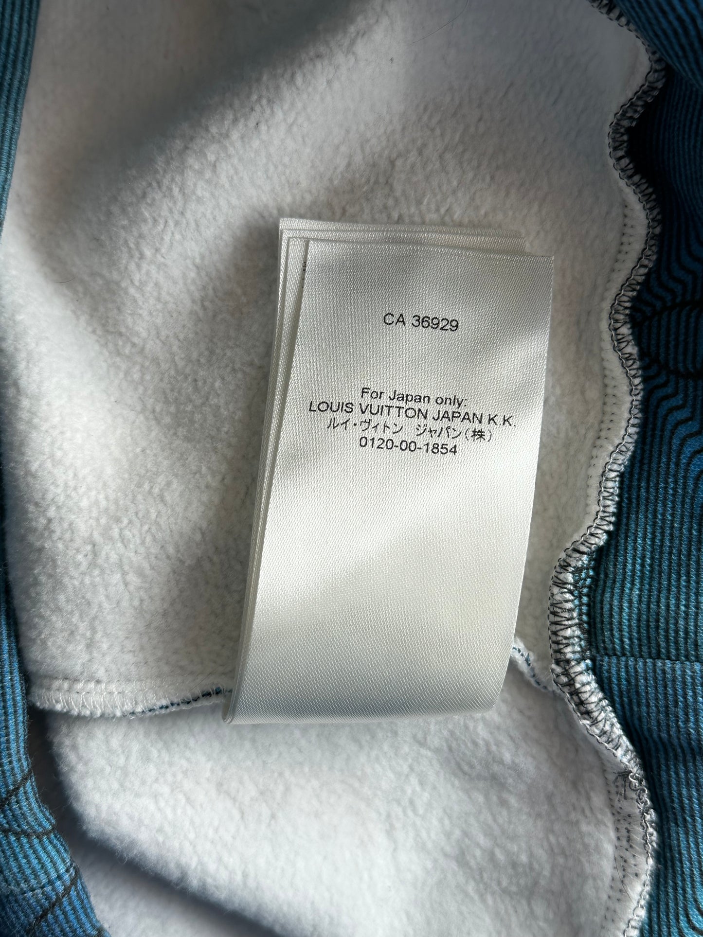 Louis Vuitton Blue 2054 Monogram Hoodie