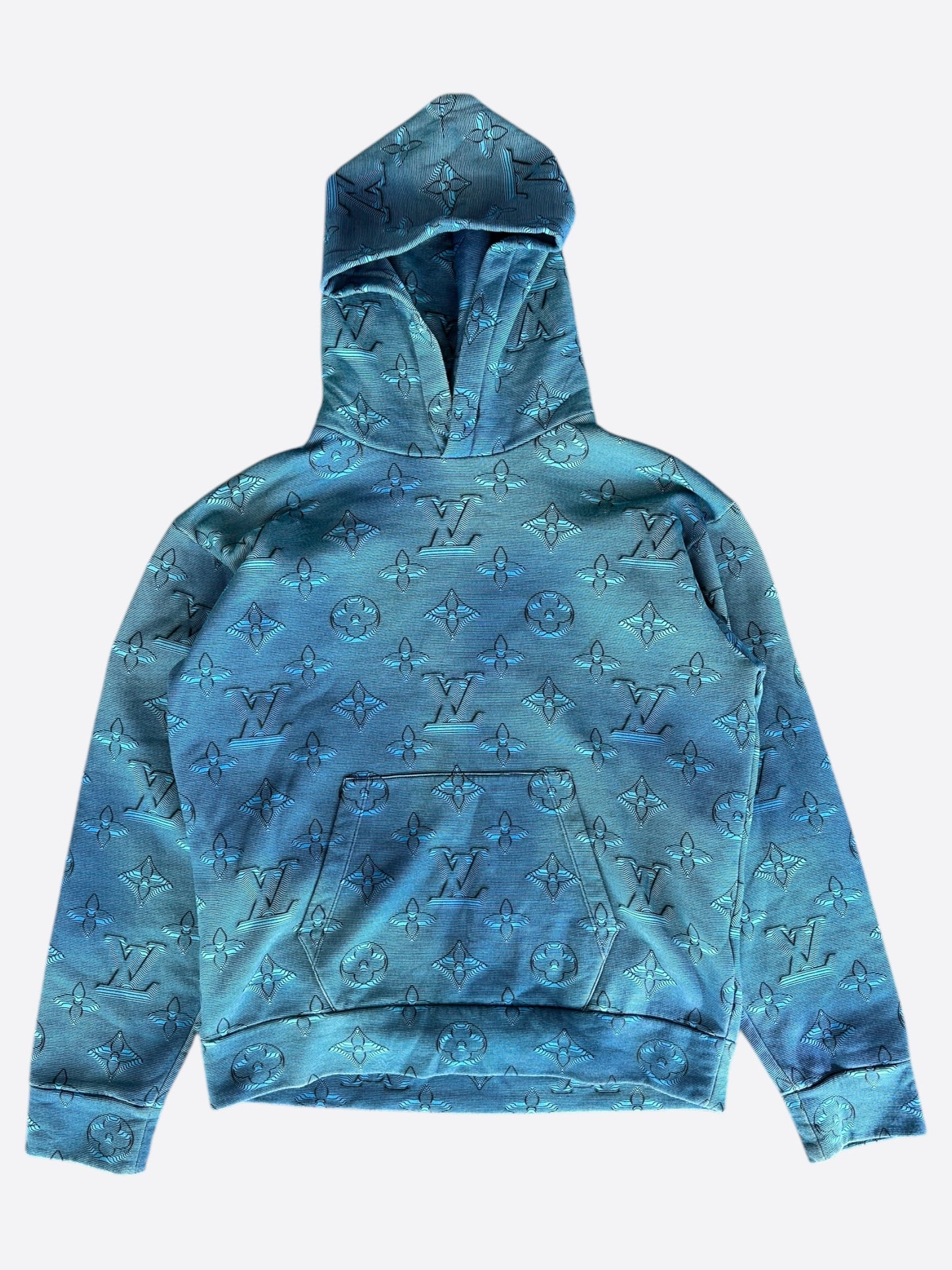 Louis Vuitton Blue 2054 Monogram Hoodie