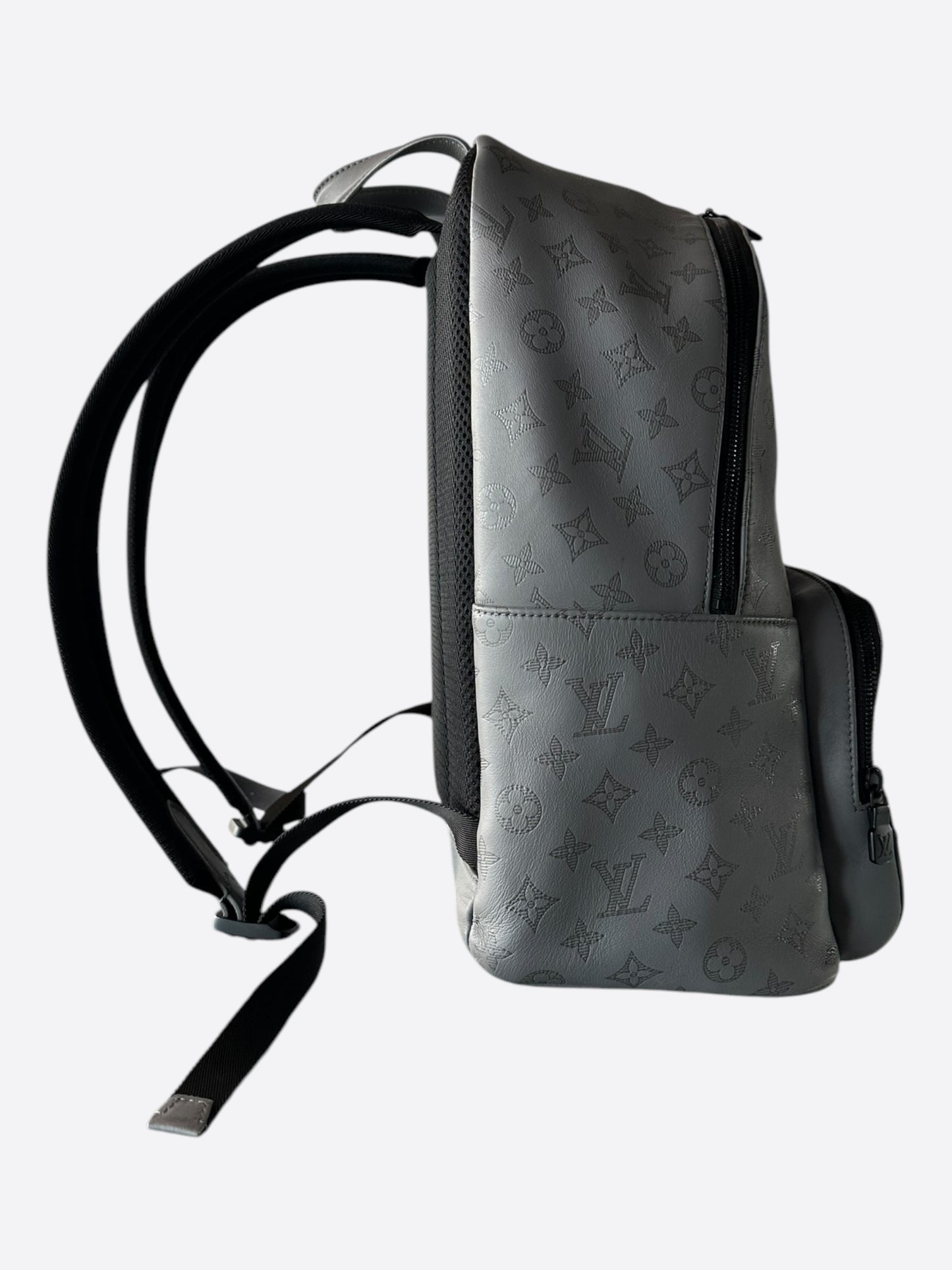 Louis Vuitton Grey Shadow Monogram Racer Backpack