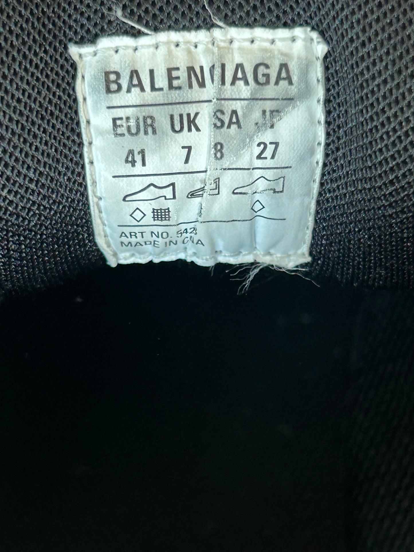 Balenciaga Black Track Sneaker