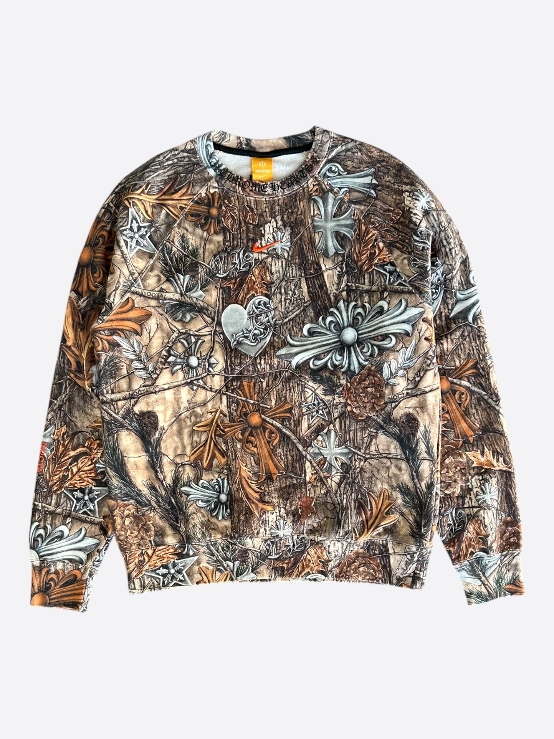 希少Chrome Hearts Horseshoe Camo XL迷彩 ロンT Chrome Hearts Nike NOCTA Camouflage Horseshoe Logo Sweater – Savonches