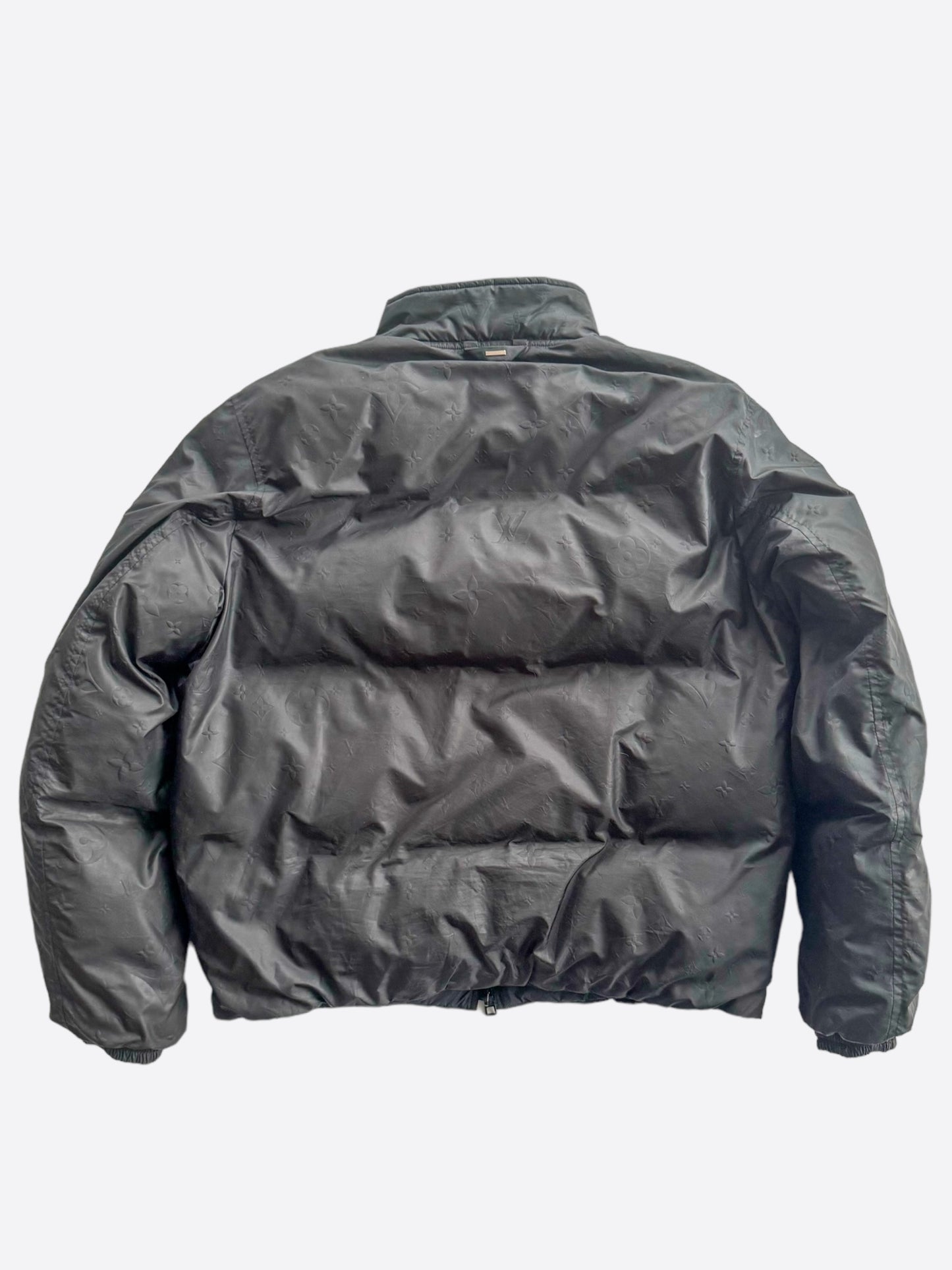 Louis Vuitton Black Monogram Reversible Puffer Jacket