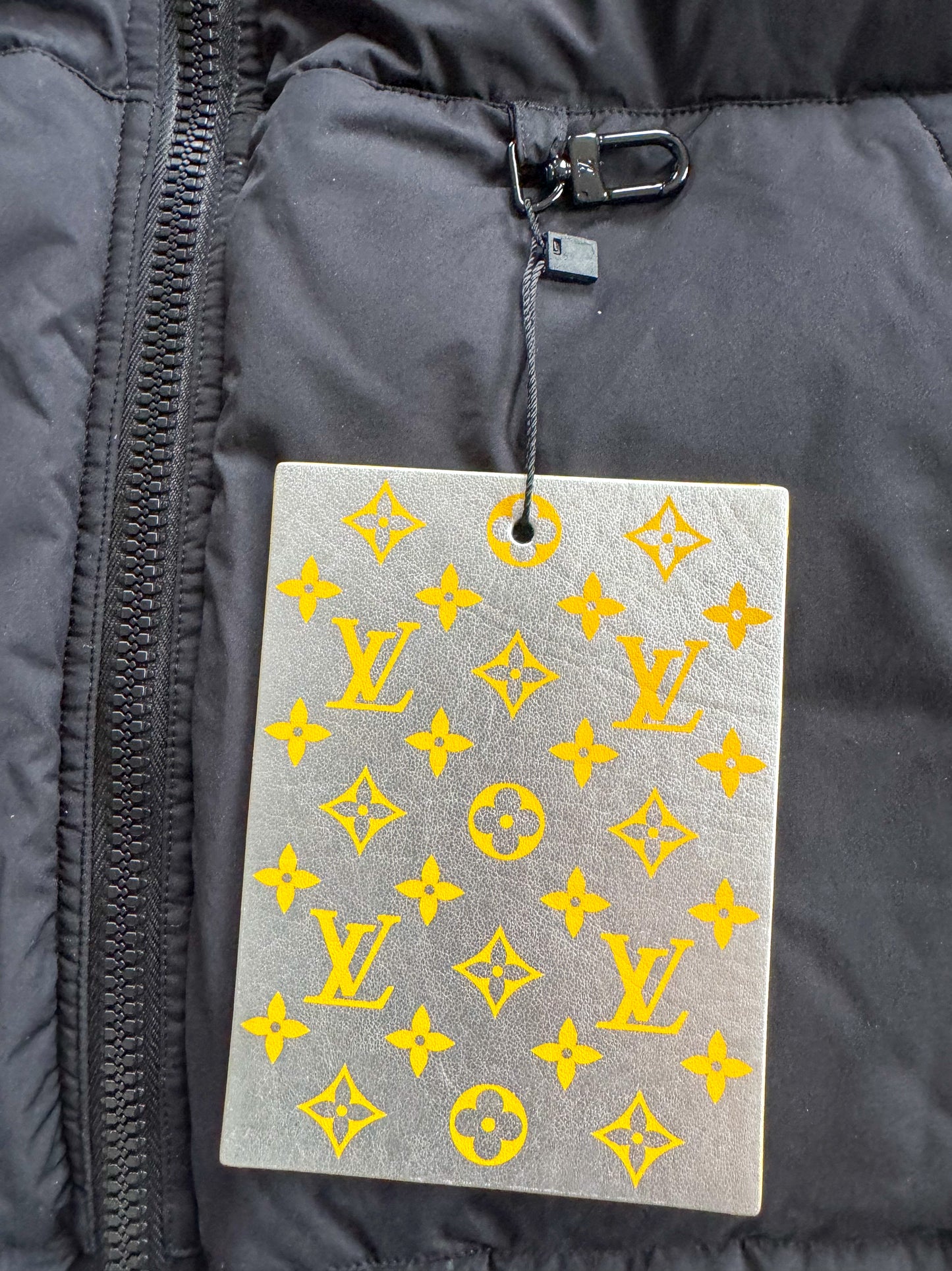 Louis Vuitton Black Monogram Reversible Puffer Jacket