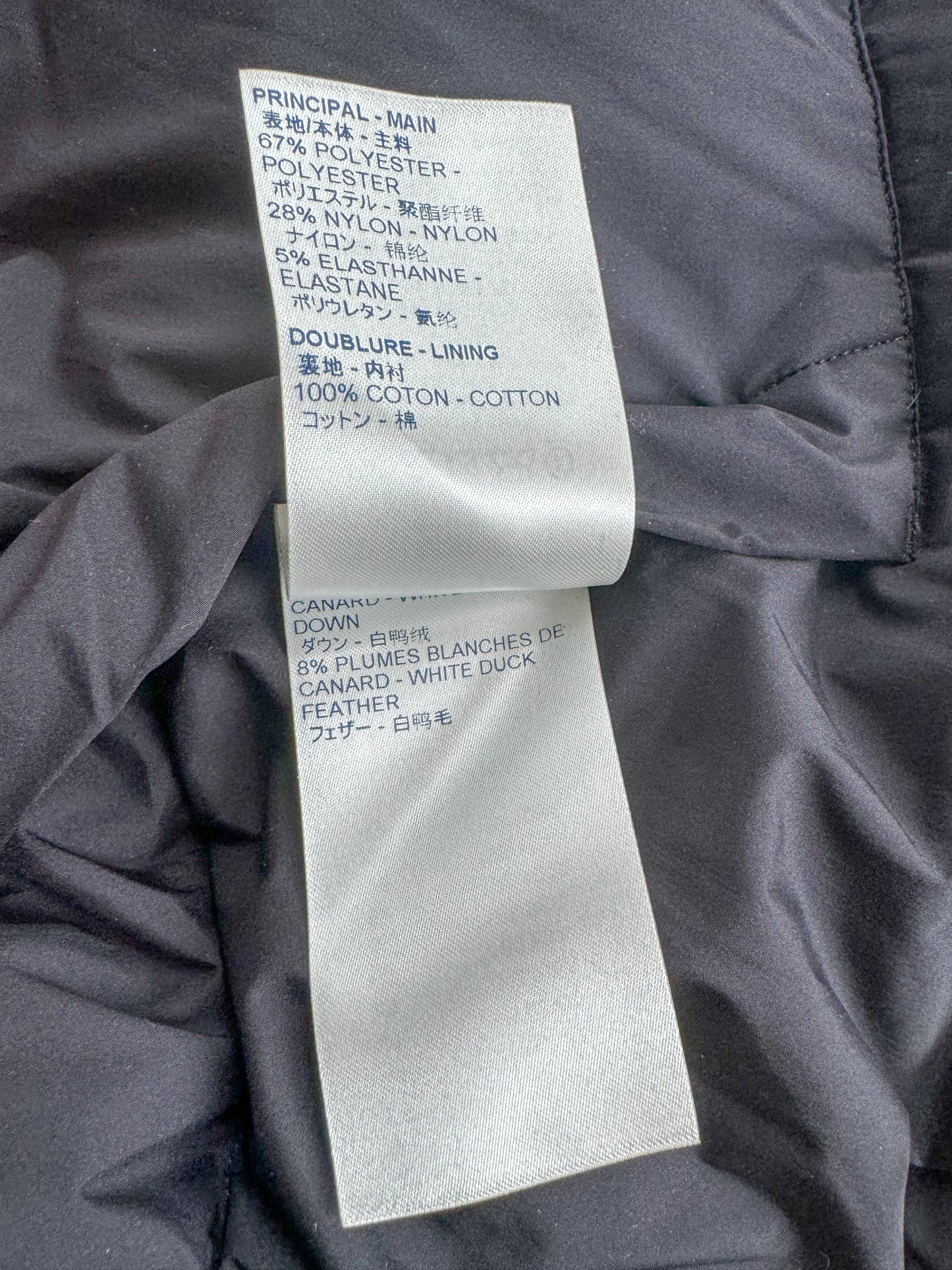 Louis Vuitton Black Monogram Reversible Puffer Jacket