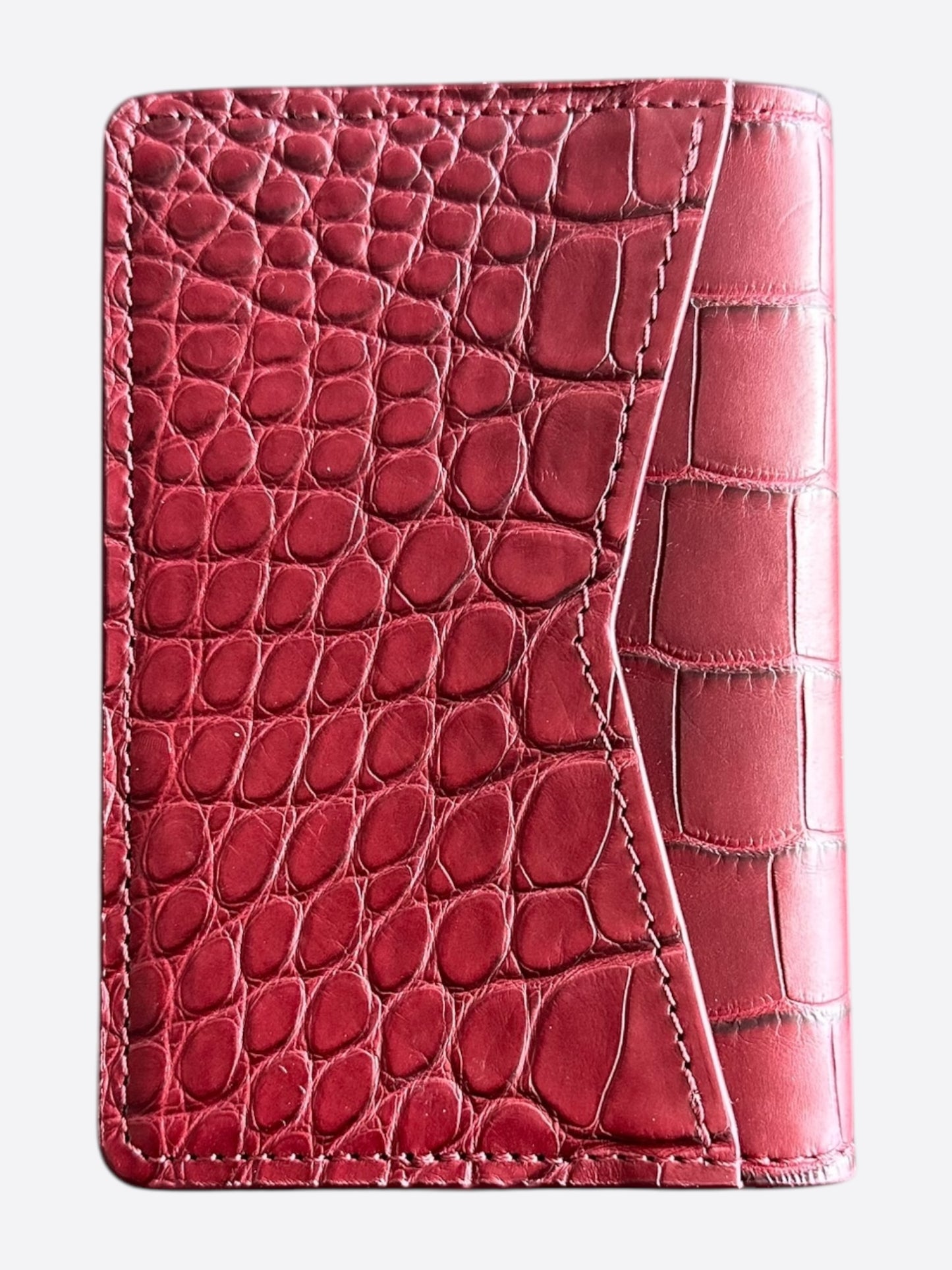 Louis Vuitton Red Crocodile Pocket Organizer