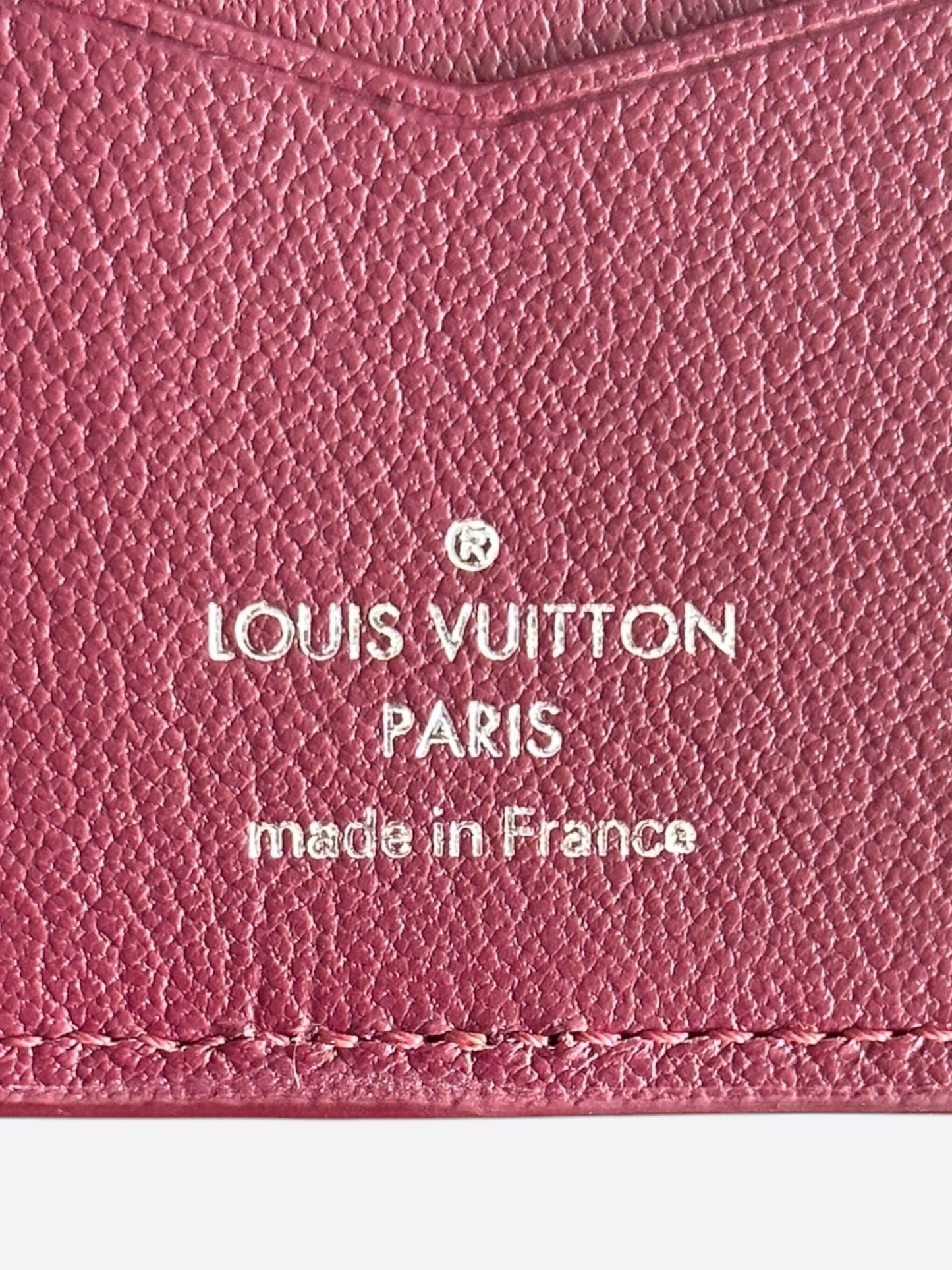 Louis Vuitton Red Crocodile Pocket Organizer