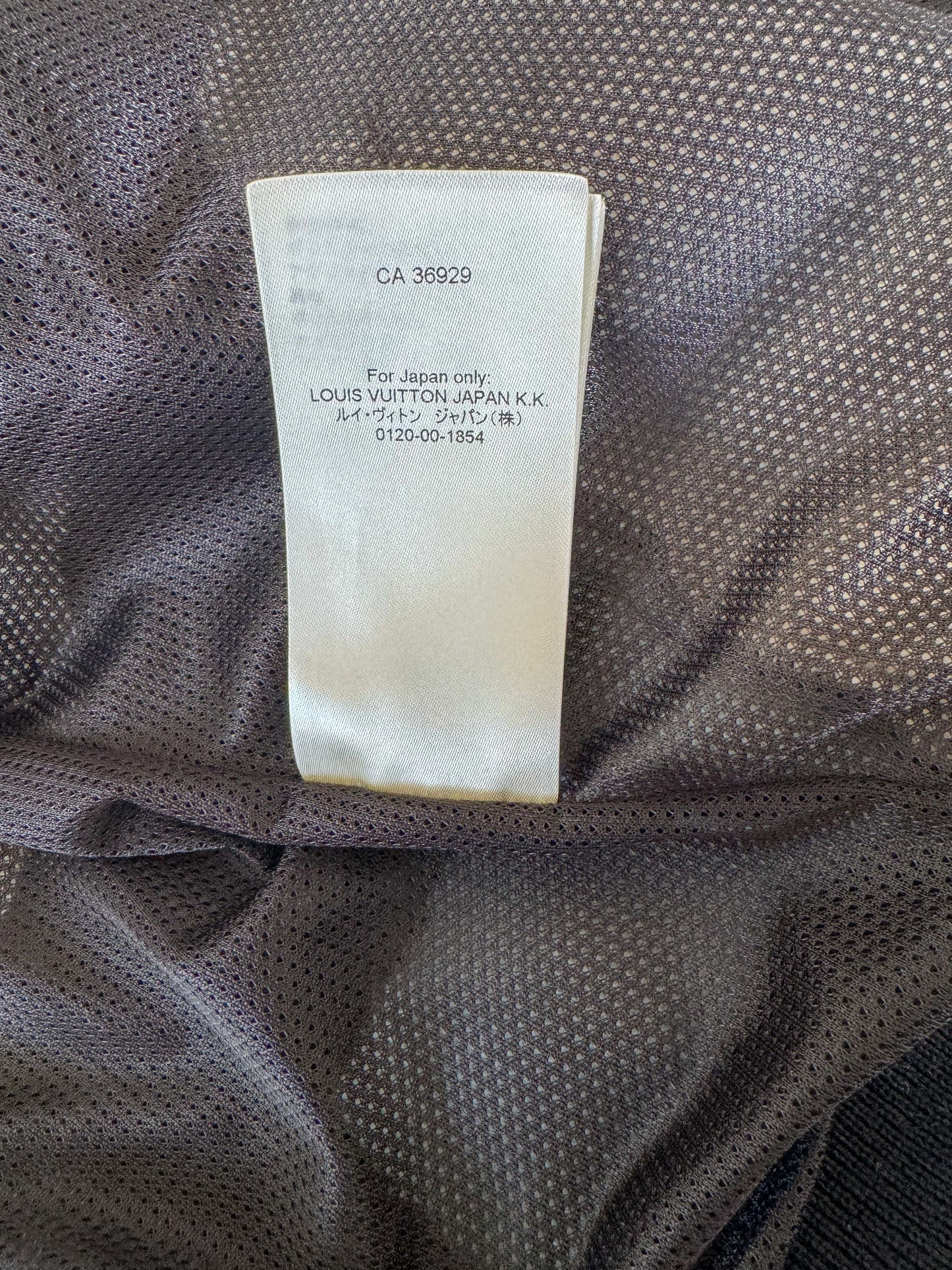 Louis Vuitton Black & White Logo Fleece Jacket