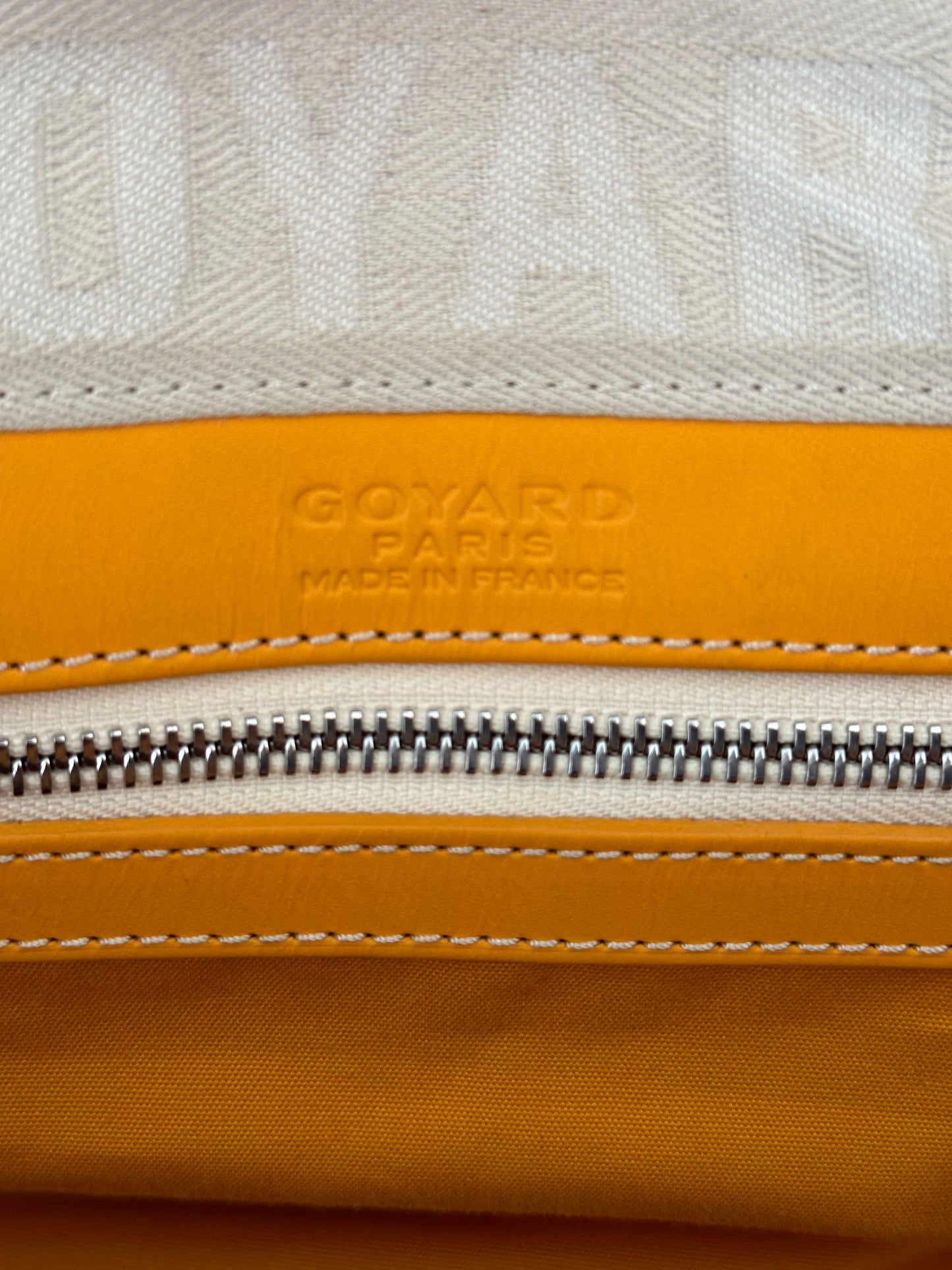 Goyard Yellow Croisiere 40 Duffel Bag