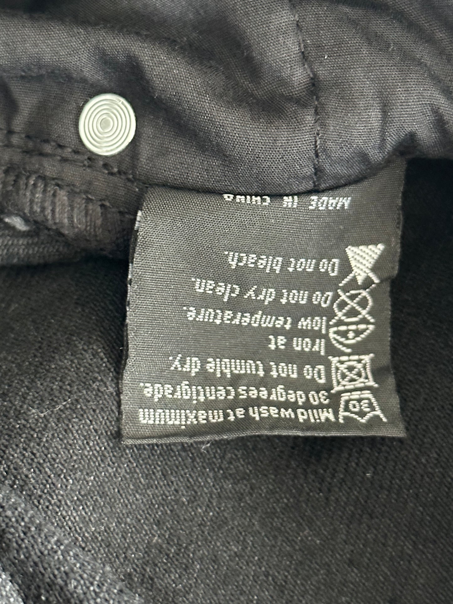 Who Decides War Black Ultra Flare Windowed Denim