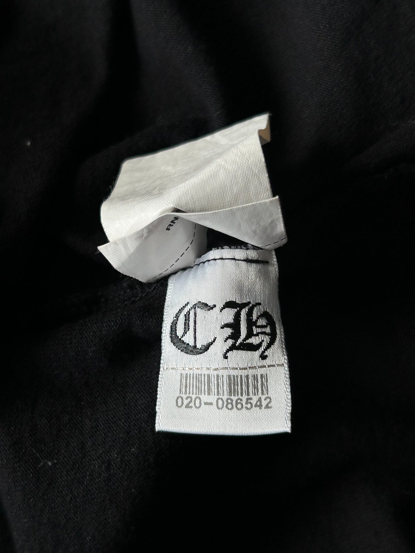 Chrome Hearts Black & White Horseshoe Logo T-Shirt