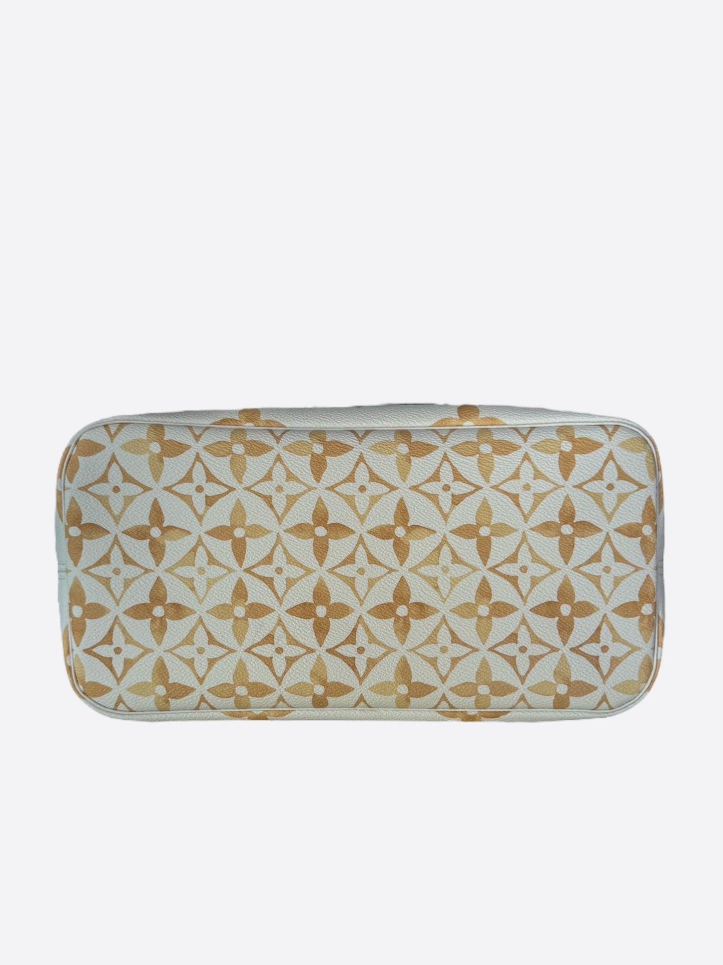 Louis Vuitton Beige Crafty Monogram Neverfull MM