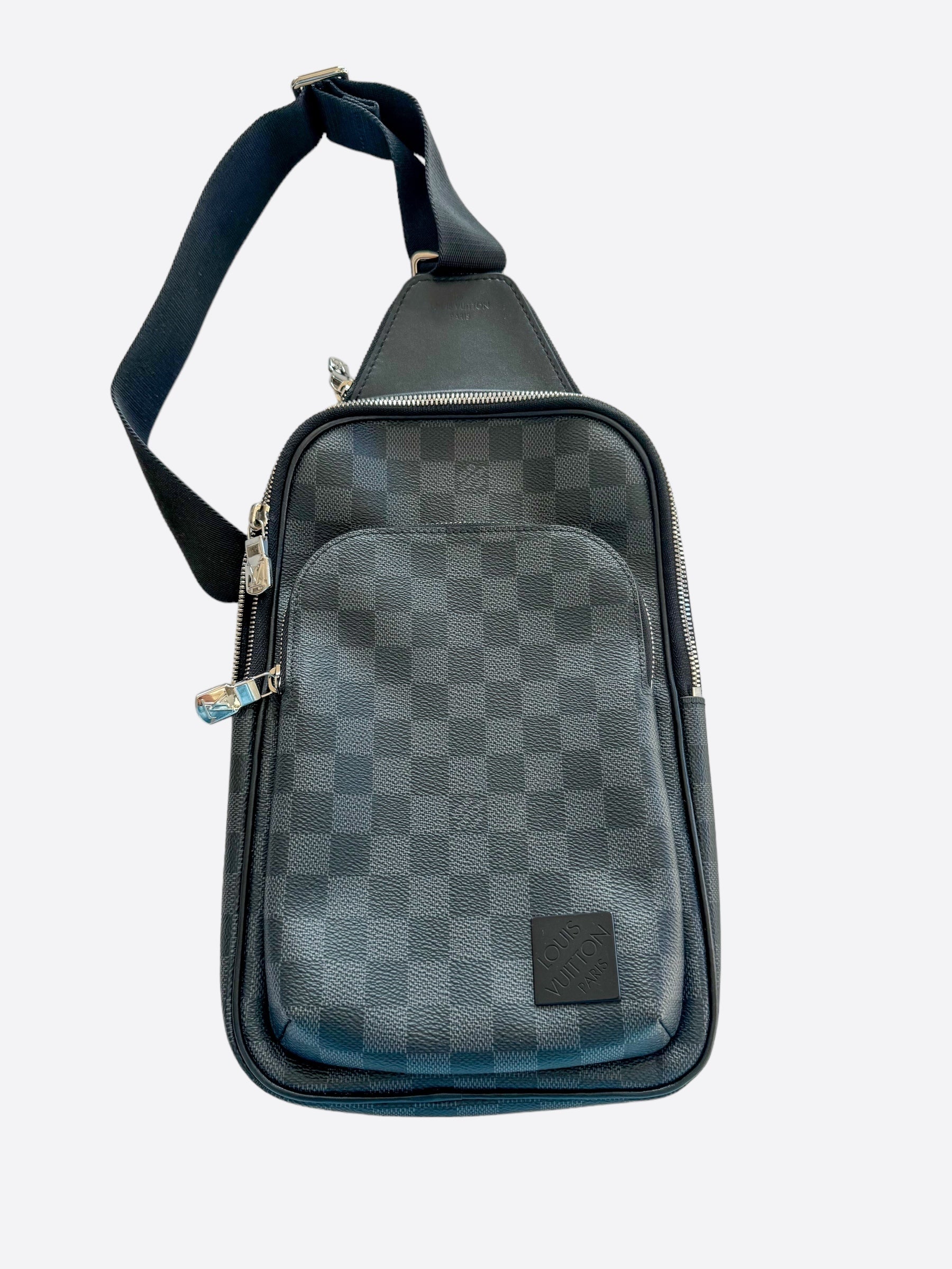 Louis vuitton avenue sling online bag damier graphite stores