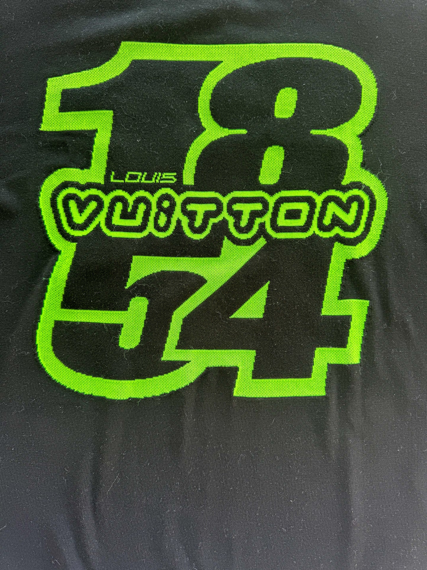 Louis Vuitton Black & Green 1854 Knit T-Shirt