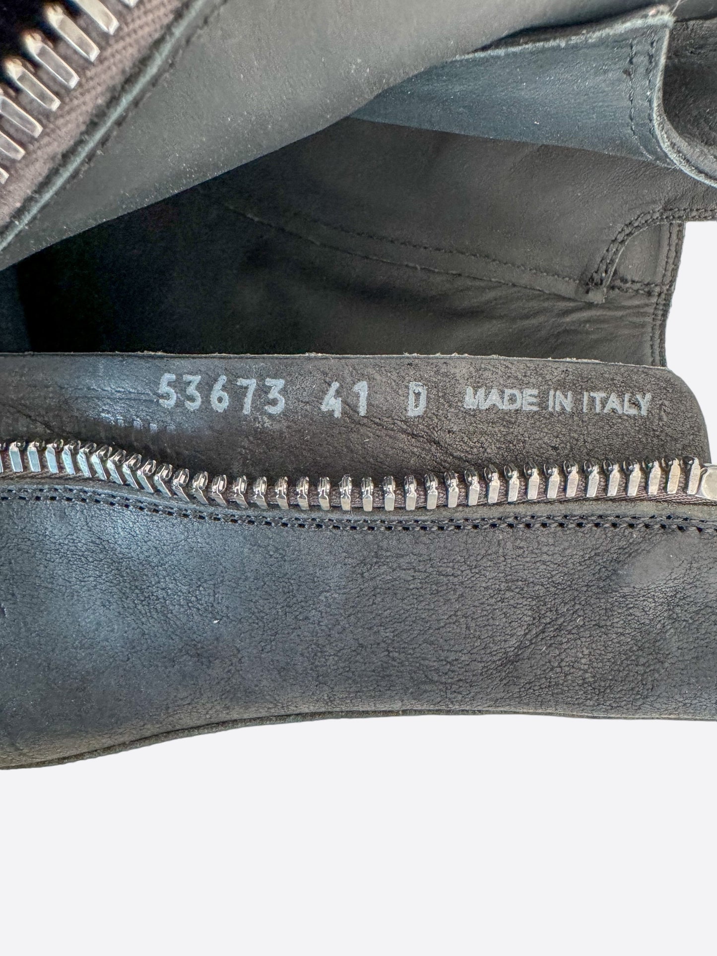 Rick Owens Black & White Hightop Sneakers