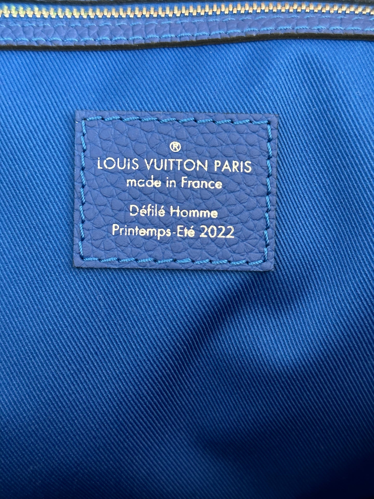 Louis Vuitton Green & Blue Monogram Illusion Keepall 50