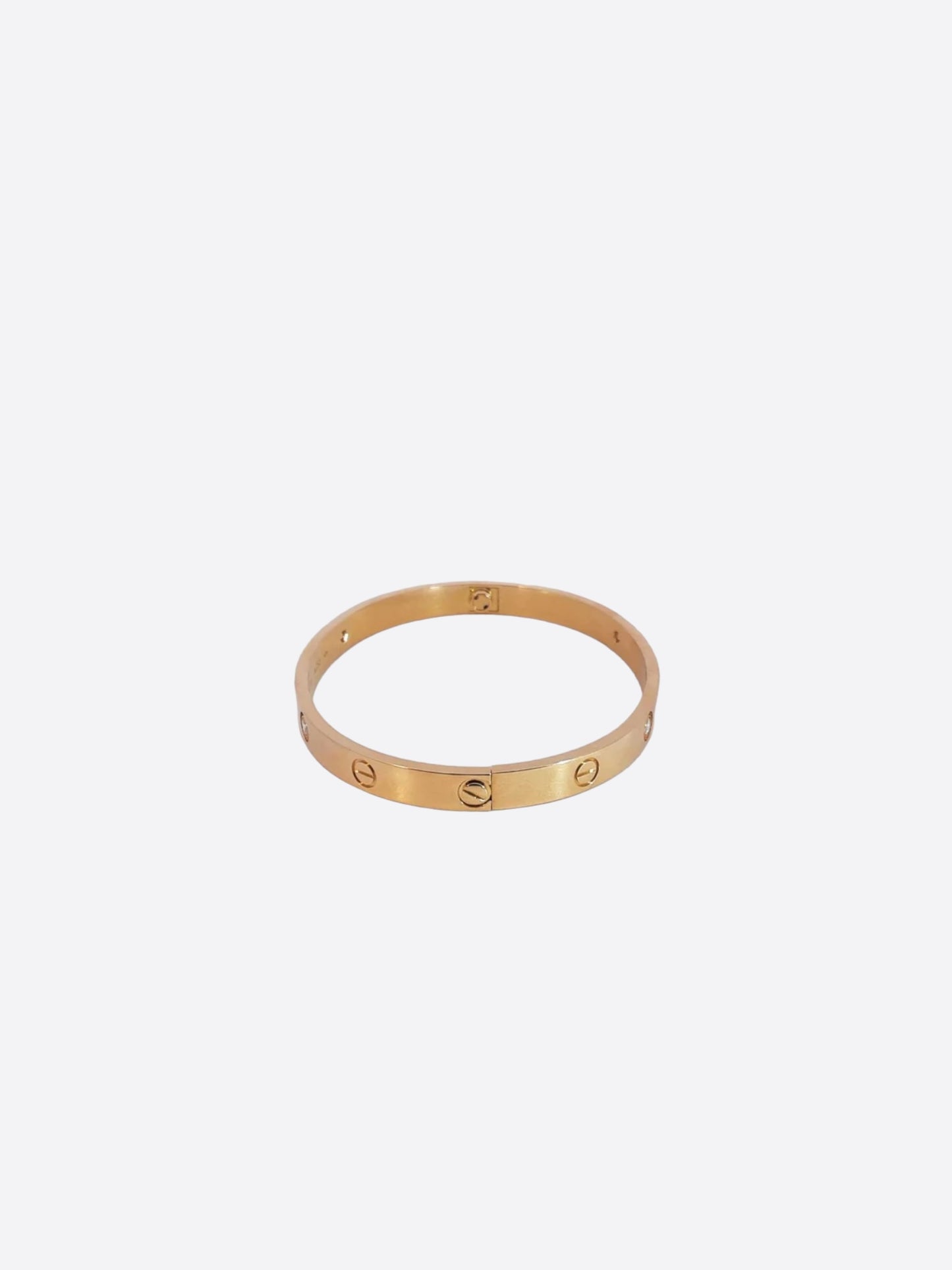 Cartier Yellow Gold Diamond love Bracelet