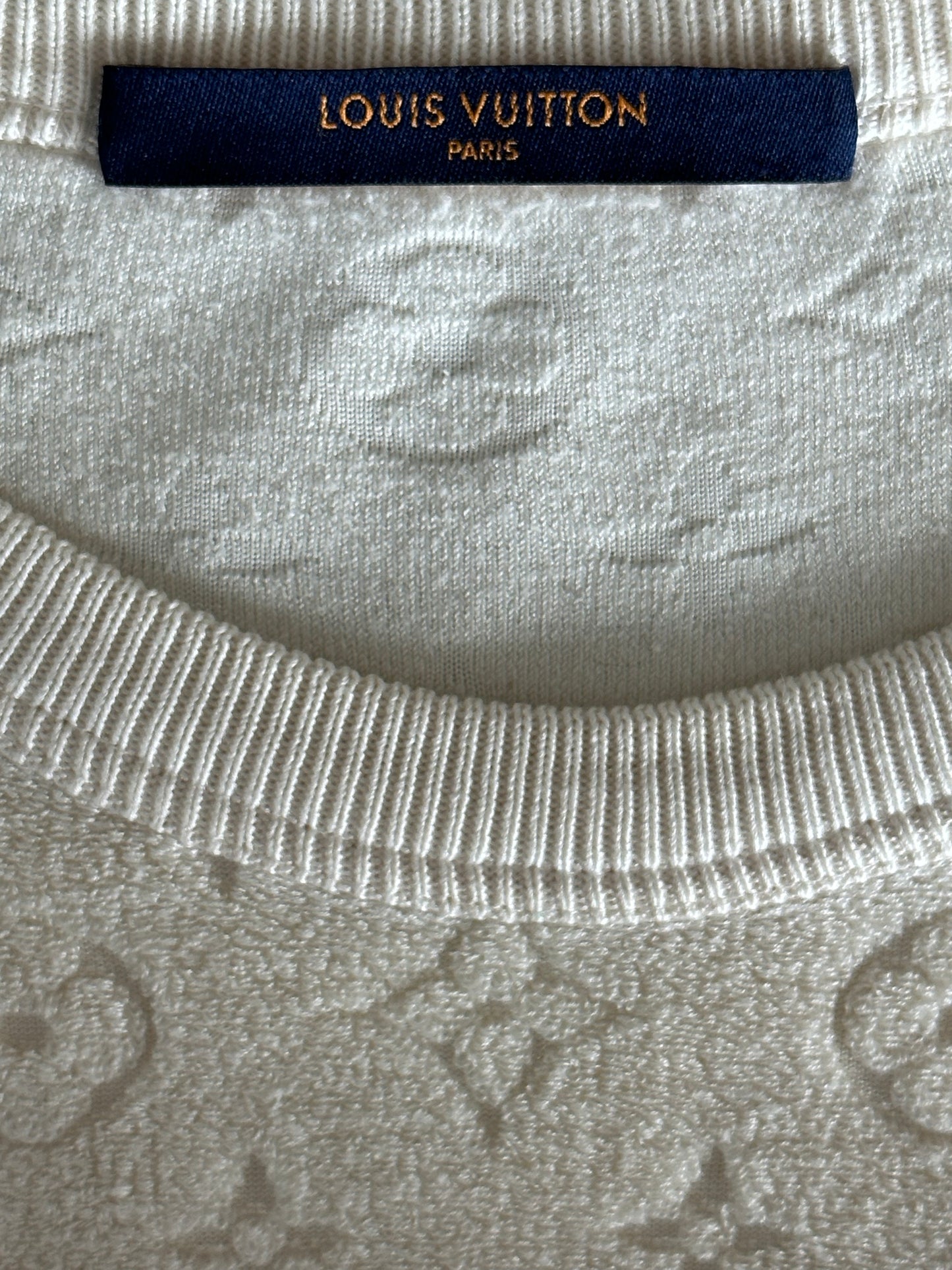 Louis Vuitton White Monogram Towel T-Shirt