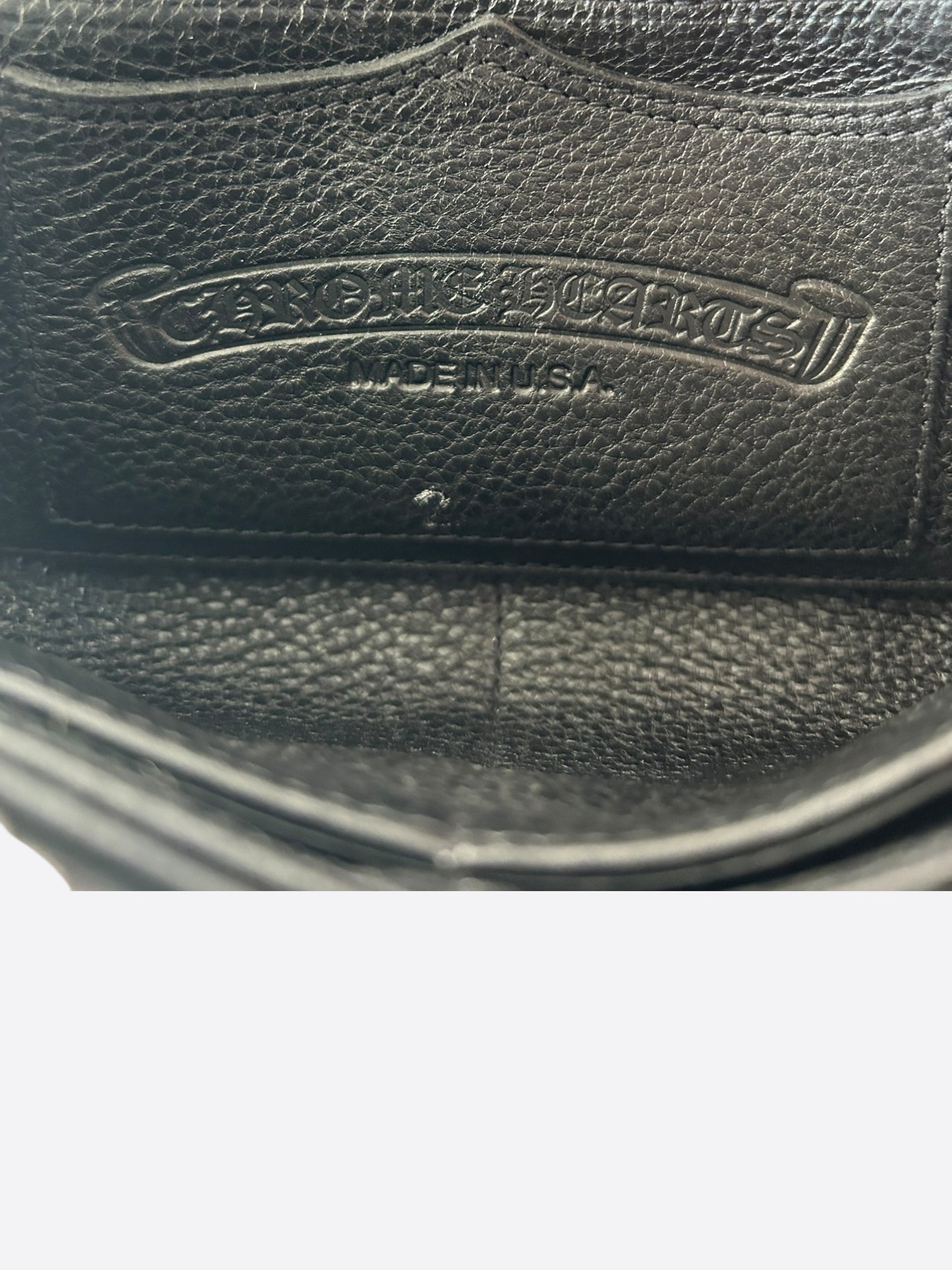Chrome Hearts Black Multicolor Cross Patch Wallet
