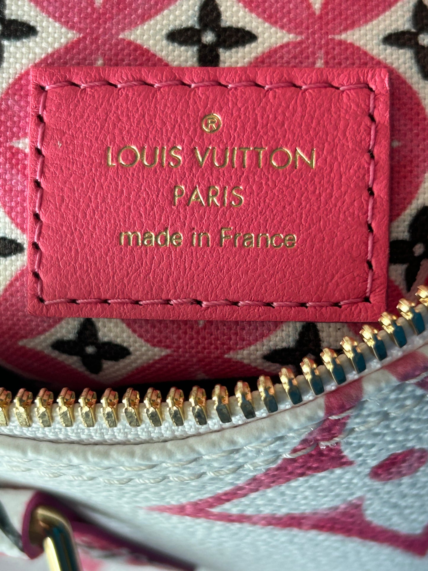 Louis Vuitton White & Pink Escale By The Pool Monogram Speedy 25