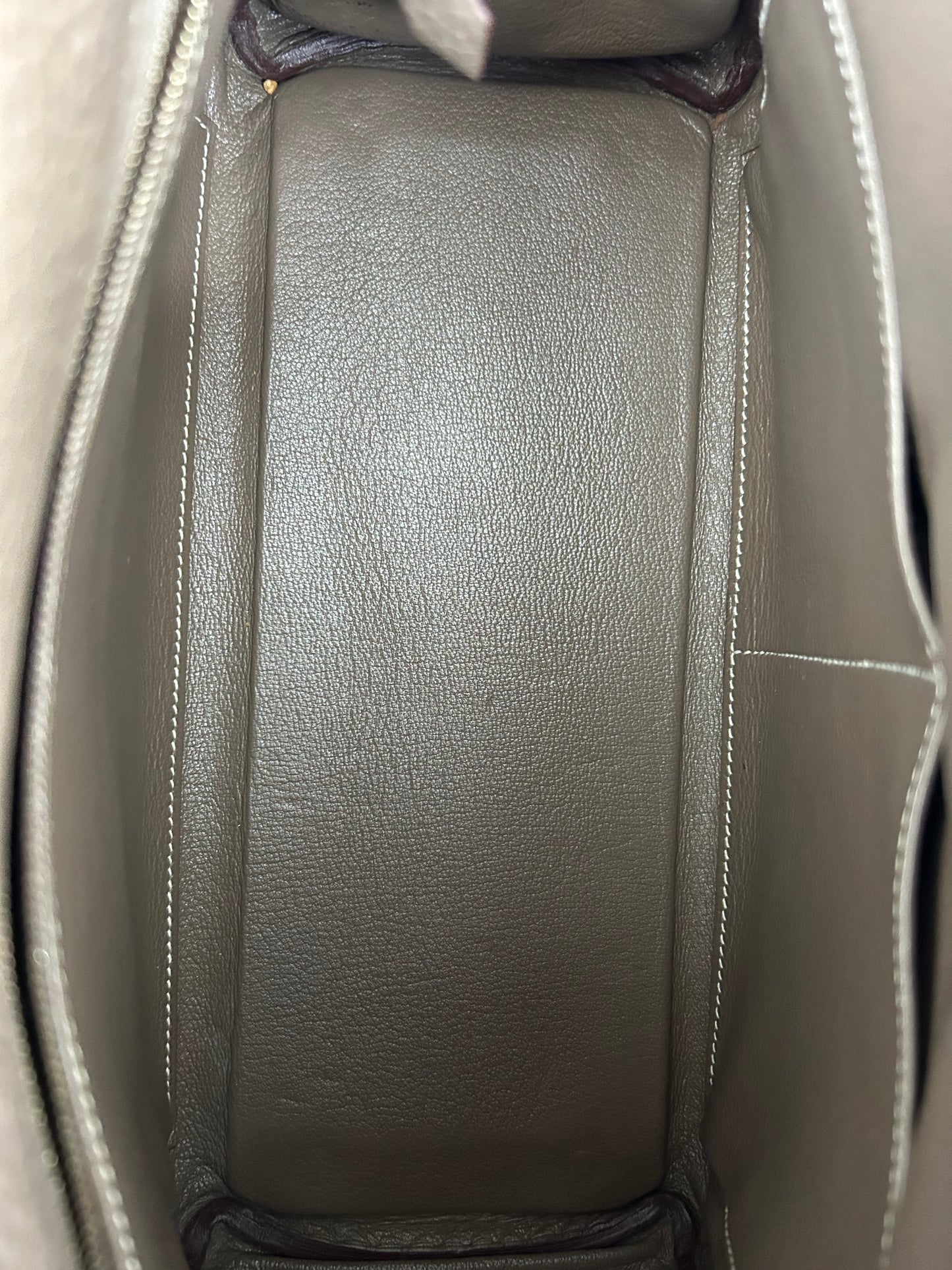 Hermes Etoupe Togo & Gold Hardware Kelly 28