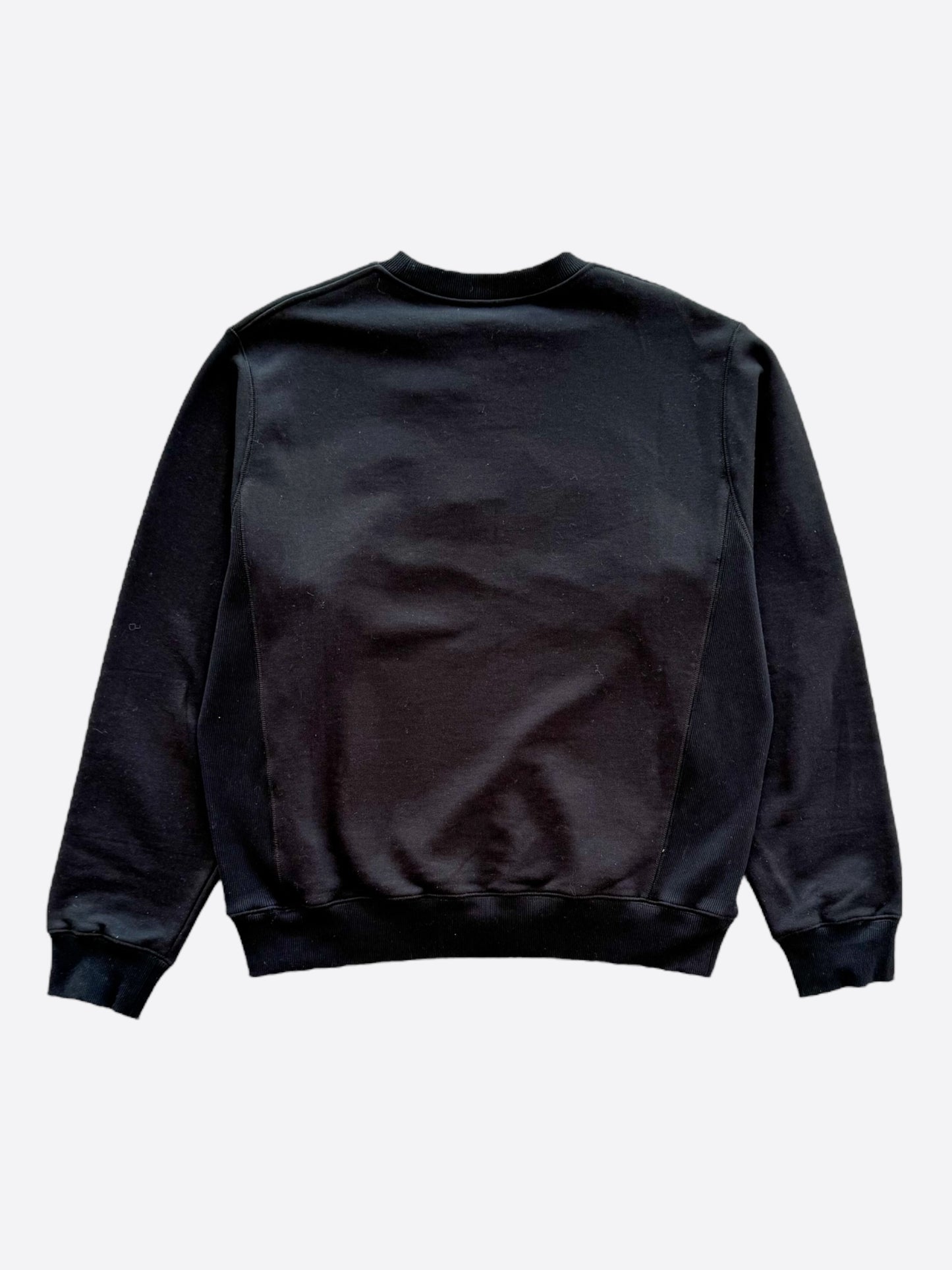 Dior Kenny Scharf Black & Blue Embroidered Logo Sweater