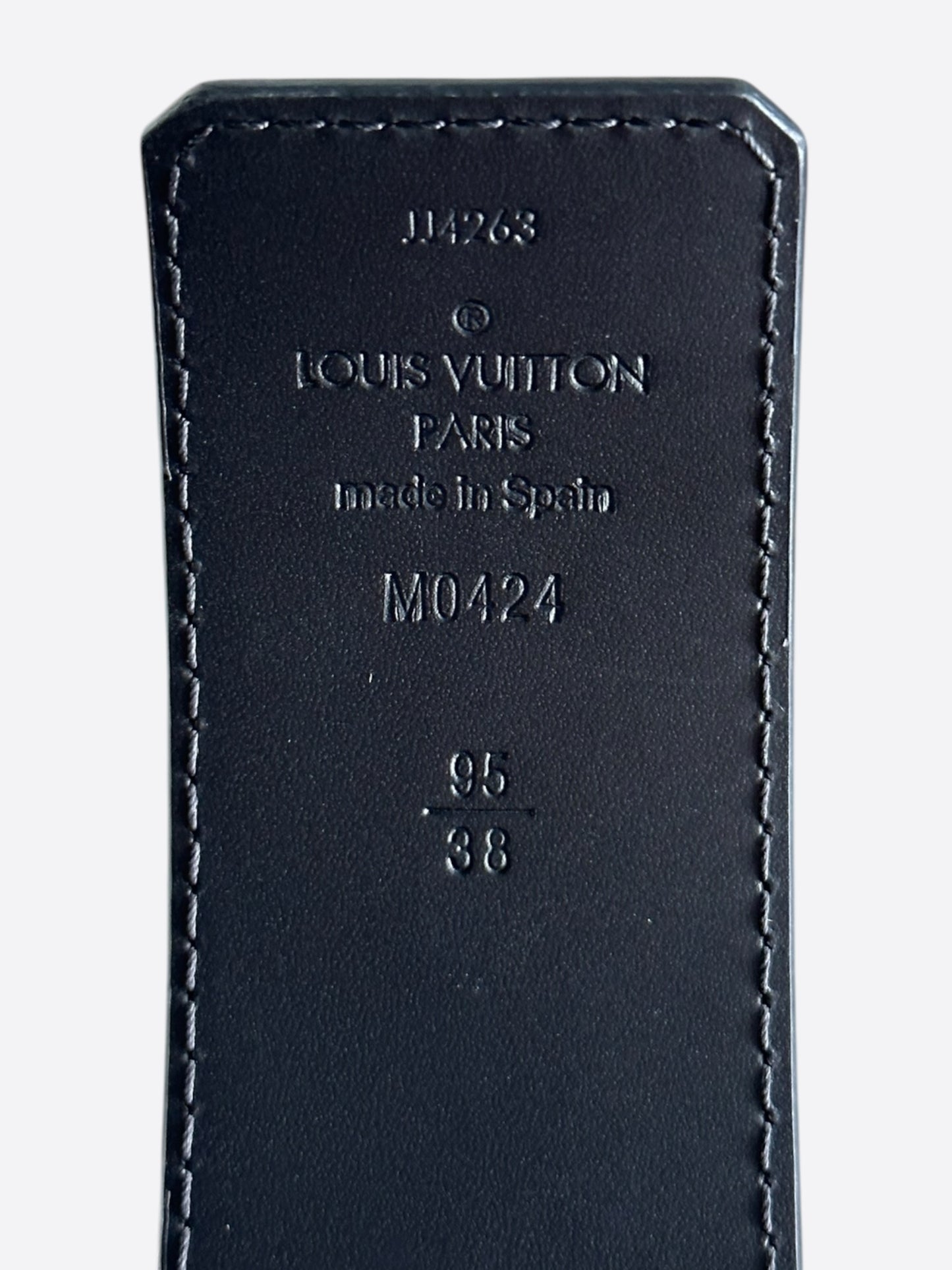Louis Vuitton Black Taurillon Monogram Reversible Belt