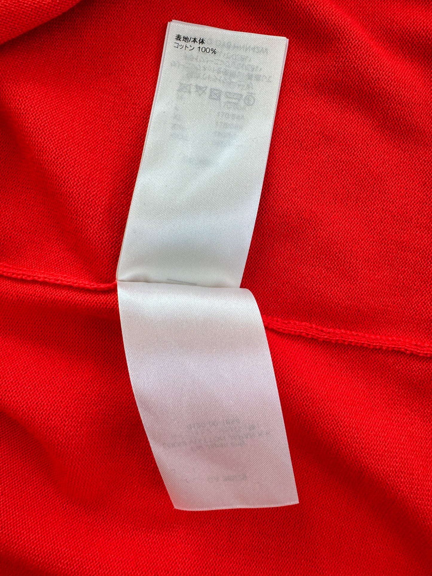 Louis Vuitton Red Pin Logo Embroidered T-Shirt