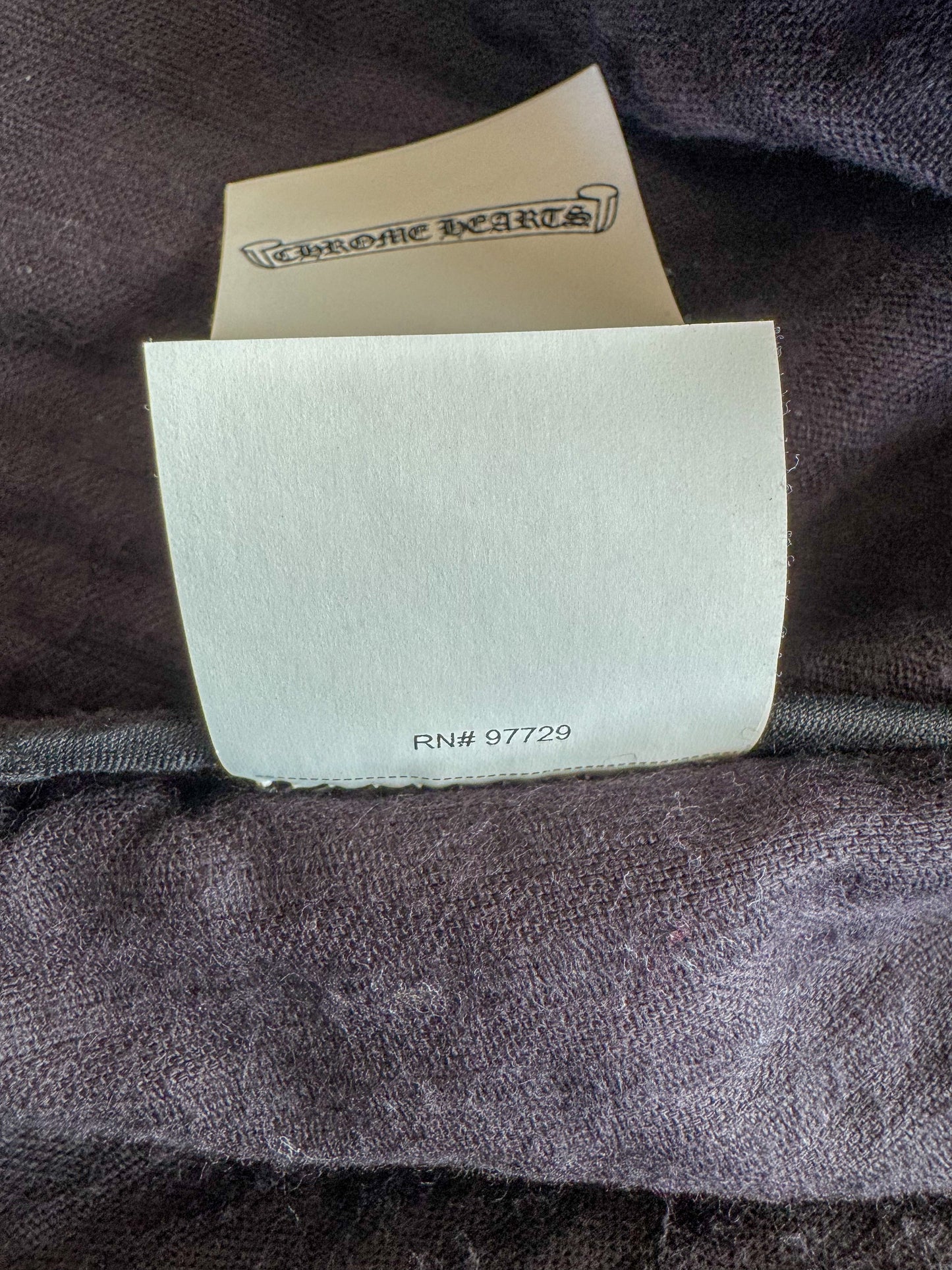 Chrome Hearts Matty Boy Black Chomper Corduroy Jacket