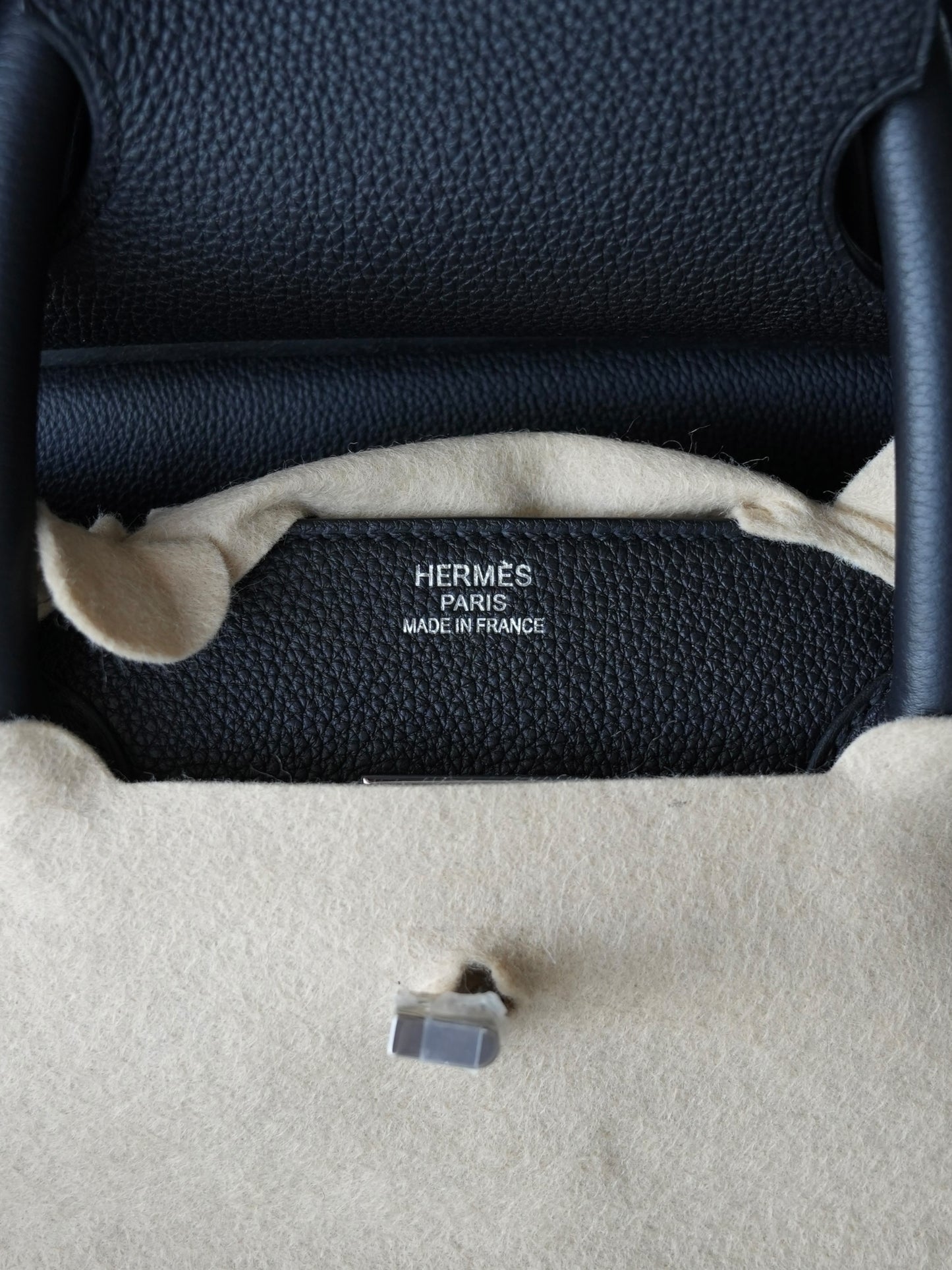 Hermes Black Togo Multipocket Hac Birkin 50