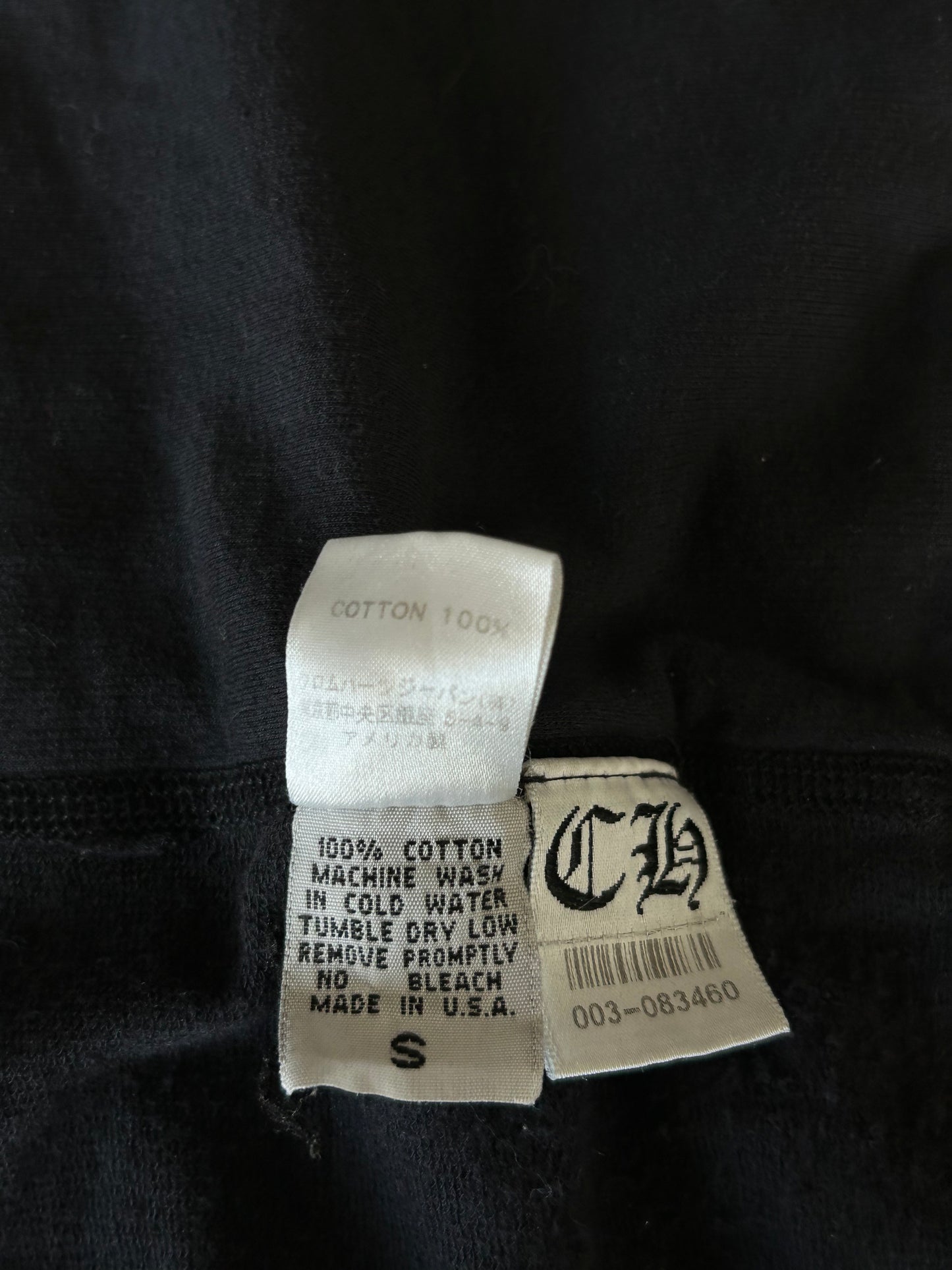 Chrome Hearts Black & White Cross Logo Hoodie