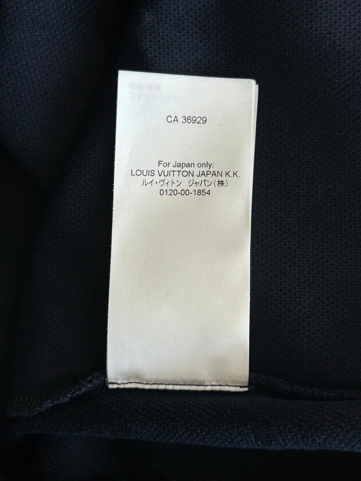 Louis Vuitton Black Monogram Pocket T-Shirt
