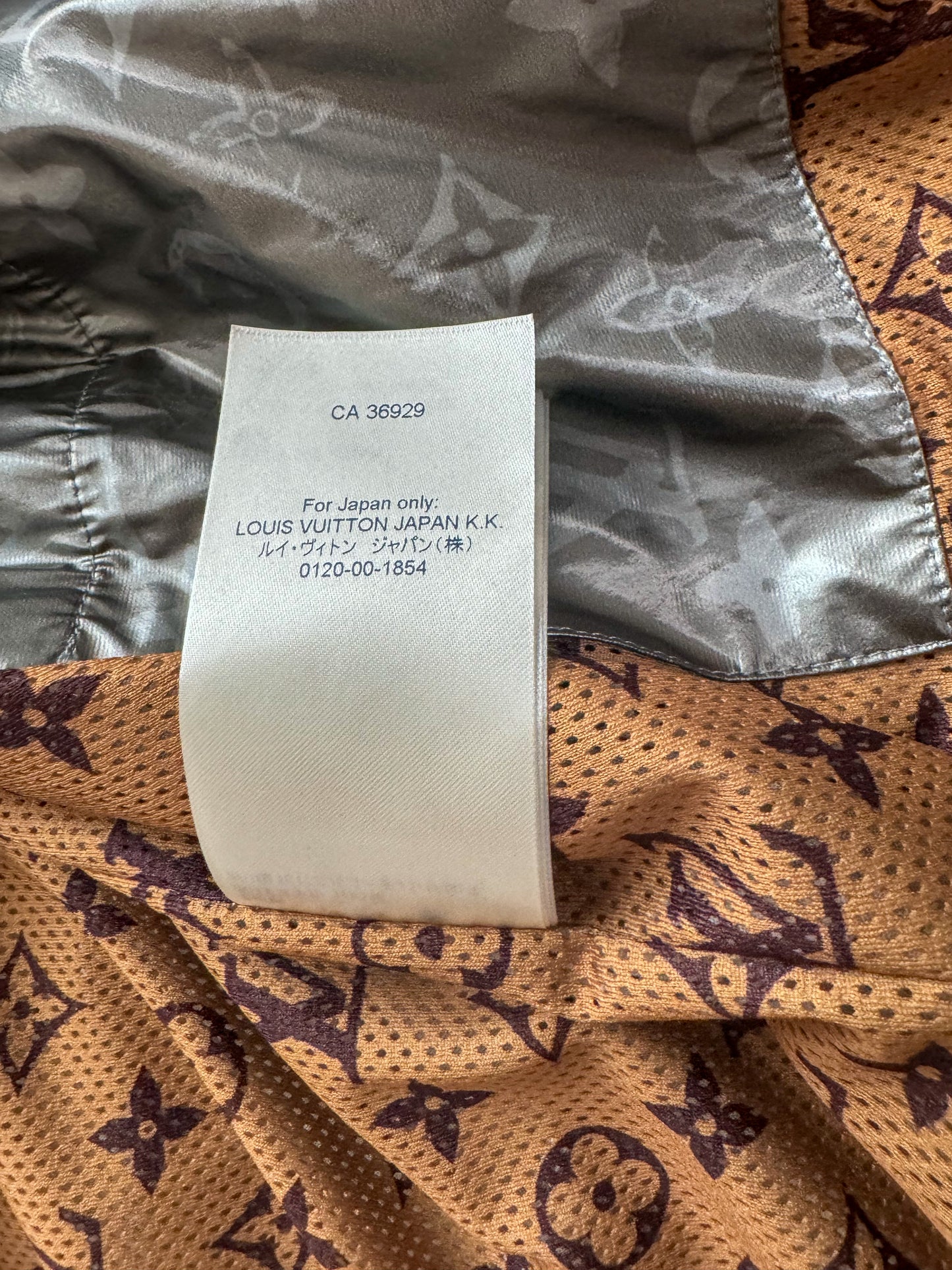 Louis Vuitton Silver Monogram Women's Bomber Jacket