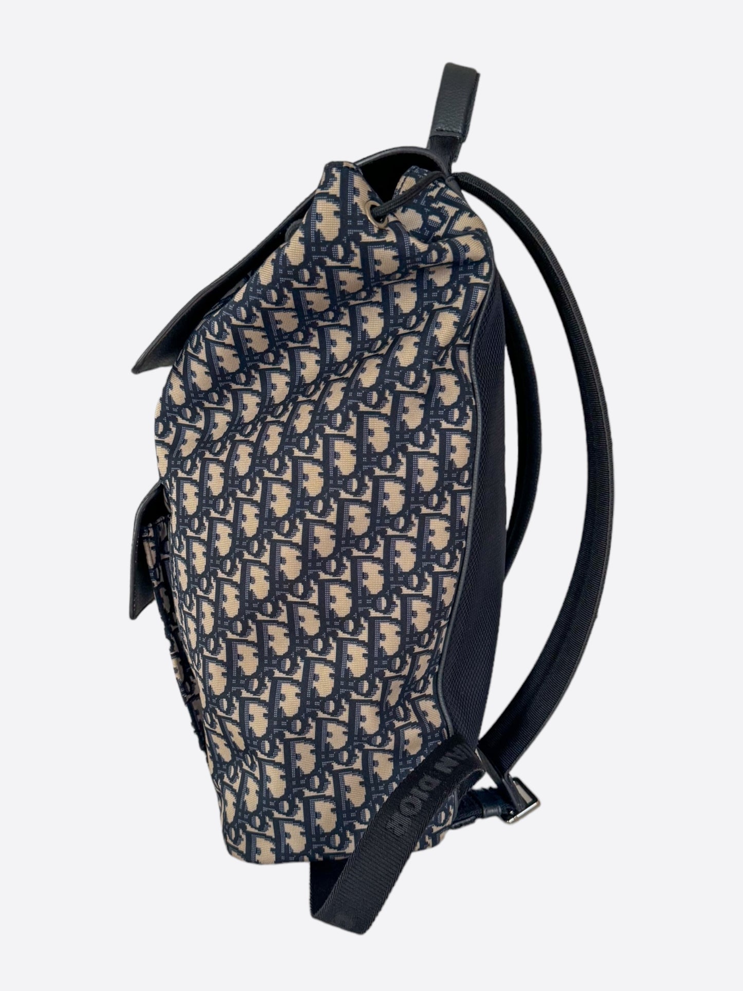 Dior Beige Oblique Motion Backpack