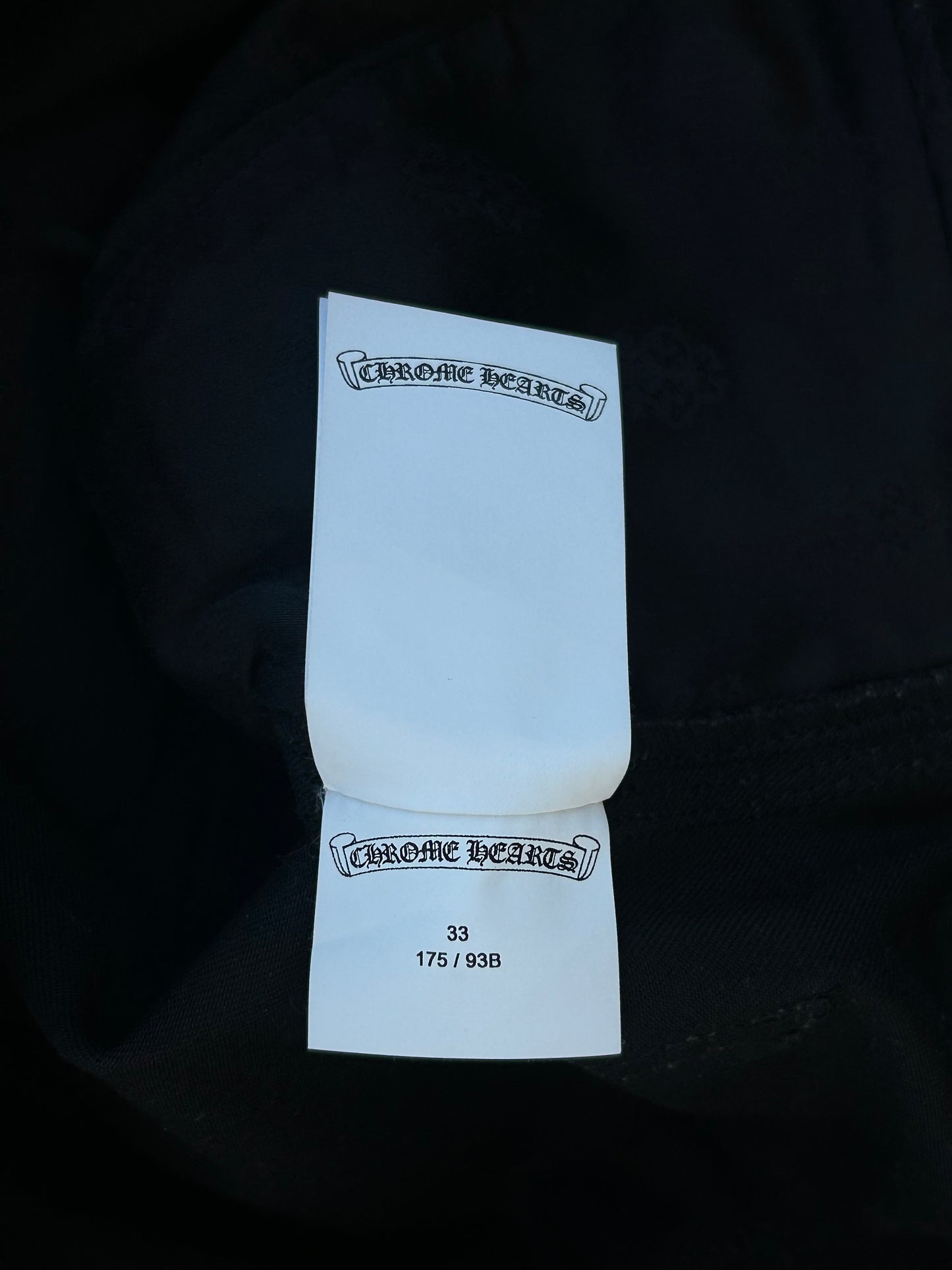 Chrome Hearts Black & Cheetah Cross Patch Carpenter Pants