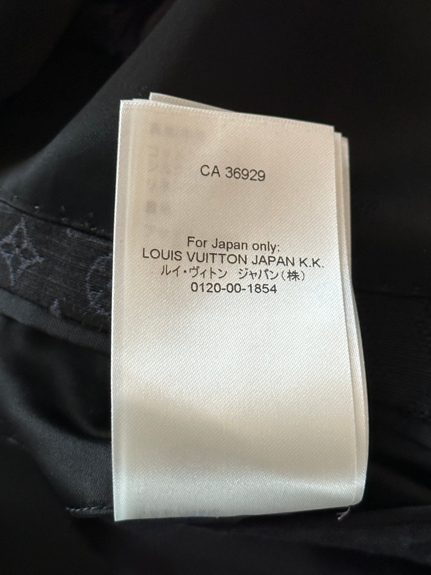Louis Vuitton Black Flower Monogram Blazer Jacket